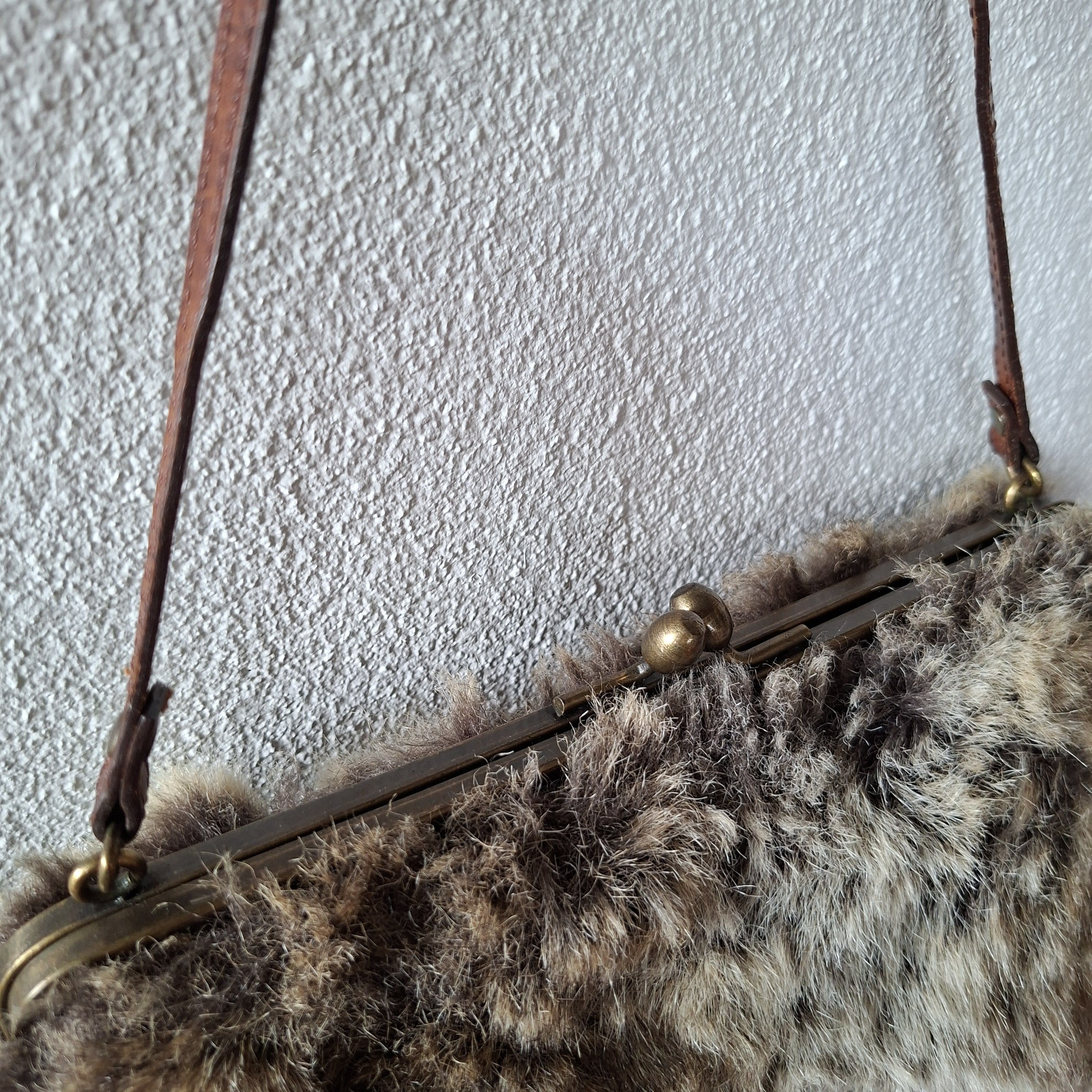Issey Miyake RARE💥 80s tsumori chisato designer fur handle bag Size ONE SIZE - 4 Thumbnail