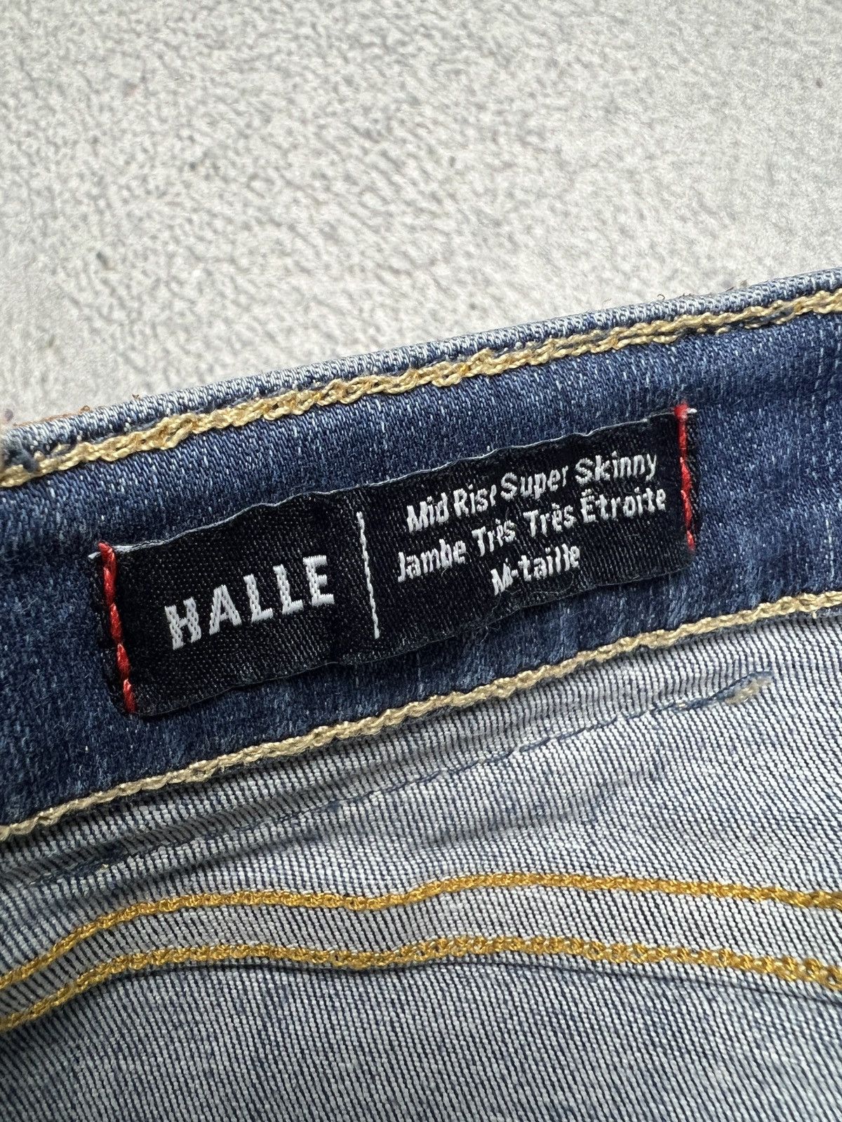 True Religion Vintage True Religion Studded Highrise Halle Denim Jeans y2k Size 31" - 12 Thumbnail