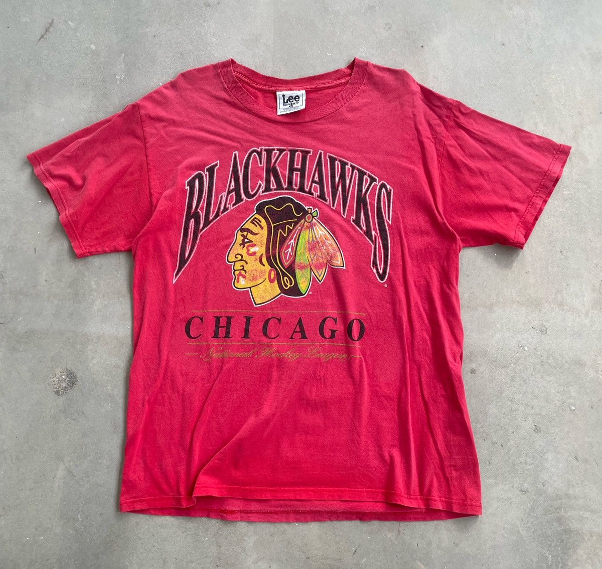 Lee × Vintage VINTAGE CHICAGO BLACKHAWK TEE Size US L / EU 52-54 / 3 - 1 Thumbnail