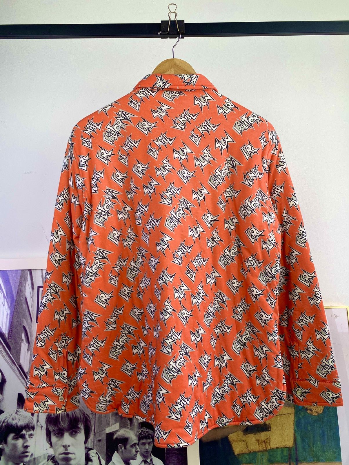 ERL ERL “Be Nice” Orange Cotton Over Shirt Size US L / EU 52-54 / 3 - 8 Thumbnail