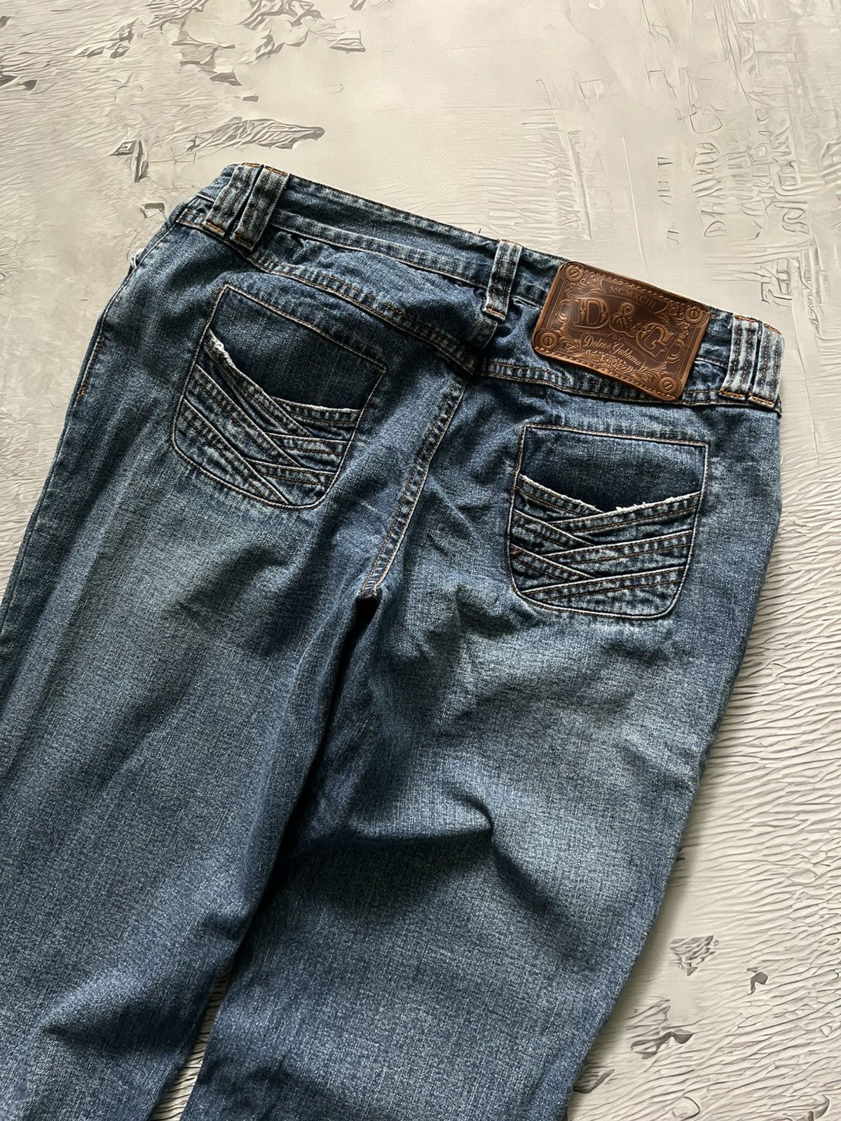 Dolce & Gabbana Dolce & Gabbana Vintage Denim Suit Jeans Luxury Blue Size 29" - 18 Thumbnail