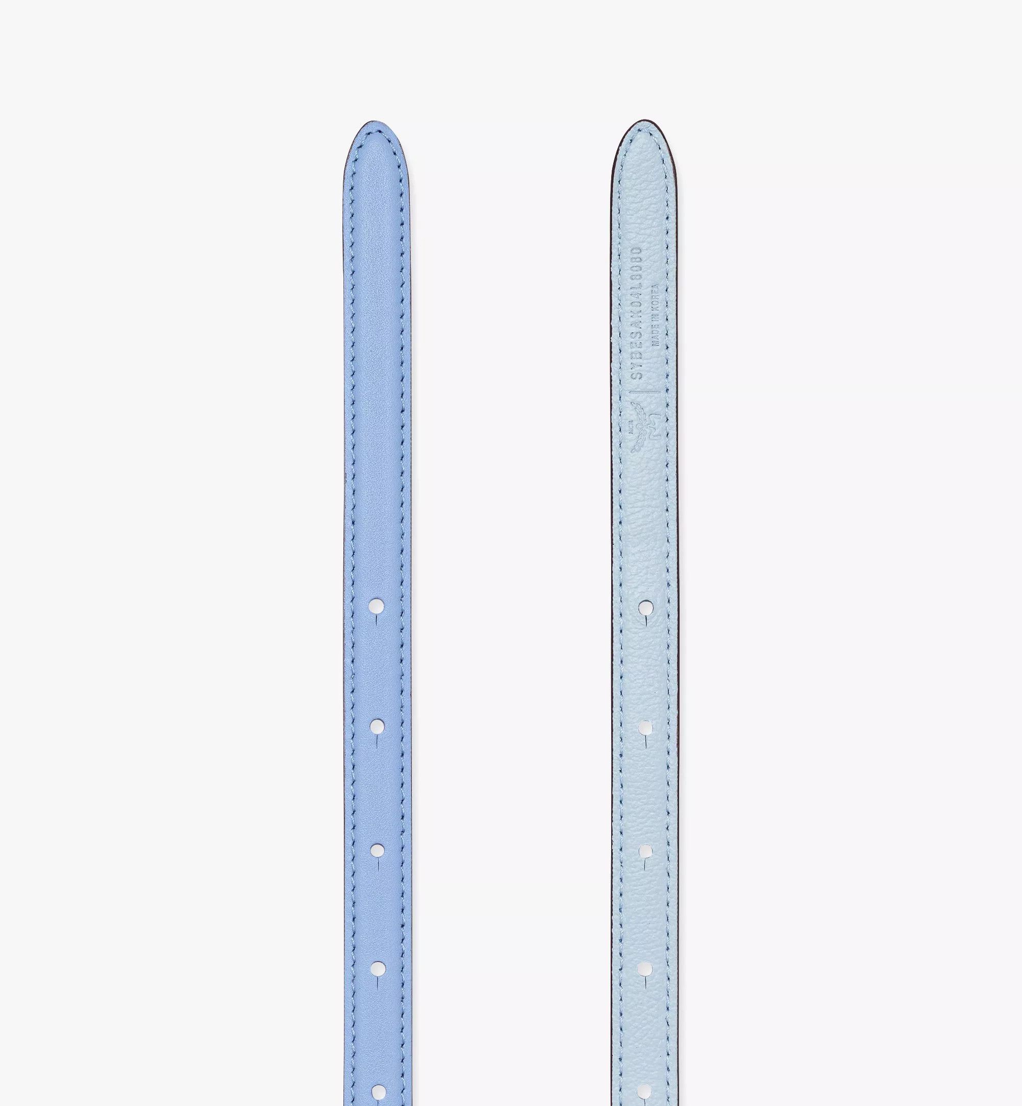 MCM o1mt1gz0125 Size: 85 / Reversible Belt in Blue Size 32 - 3 Thumbnail