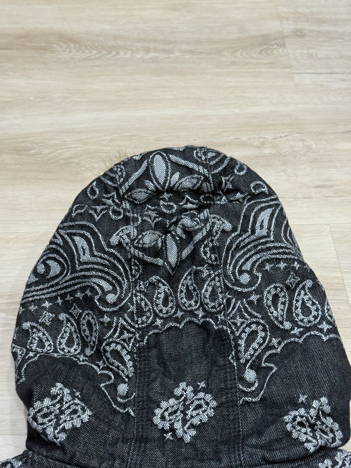 Supreme Supreme Bandana Jacquard Denim Hooded Work Jacket Size US XL / EU 56 / 4 - 15 Thumbnail