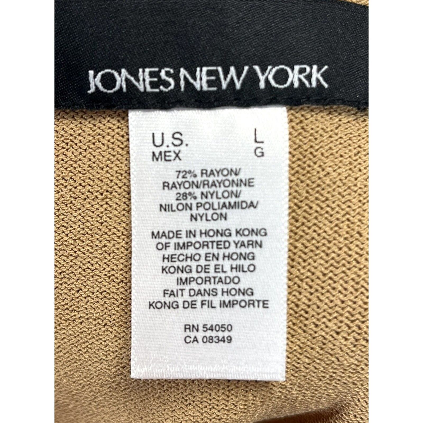 Jones New York Jones New York Sweater Women Large Sleeveless Knit Beaded Shell Classic All Seasons Size L / US 10 / IT 46 - 6 Thumbnail
