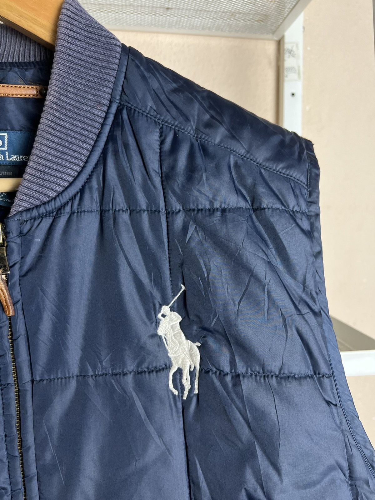 Polo Ralph Lauren × Vintage Vintage Polo Ralph Lauren Vest Nylon Size 42R - 3 Thumbnail