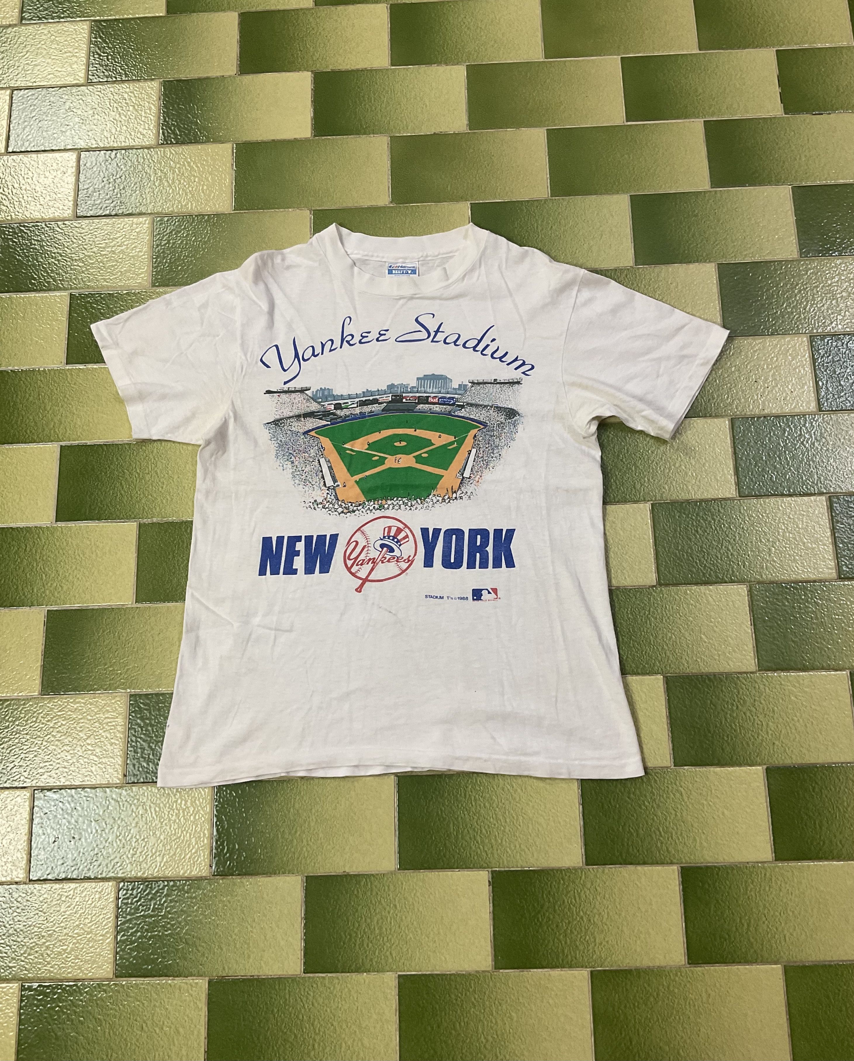 Vintage 1988 New York Yankees Stadium T-Shirt MLB Baseball