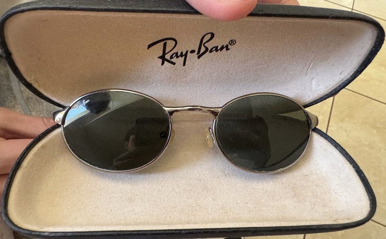 RayBan Vintage Ray-Ban W2839 Oval Metal Sunglasses 90s Archive Size ONE SIZE - 3 Thumbnail