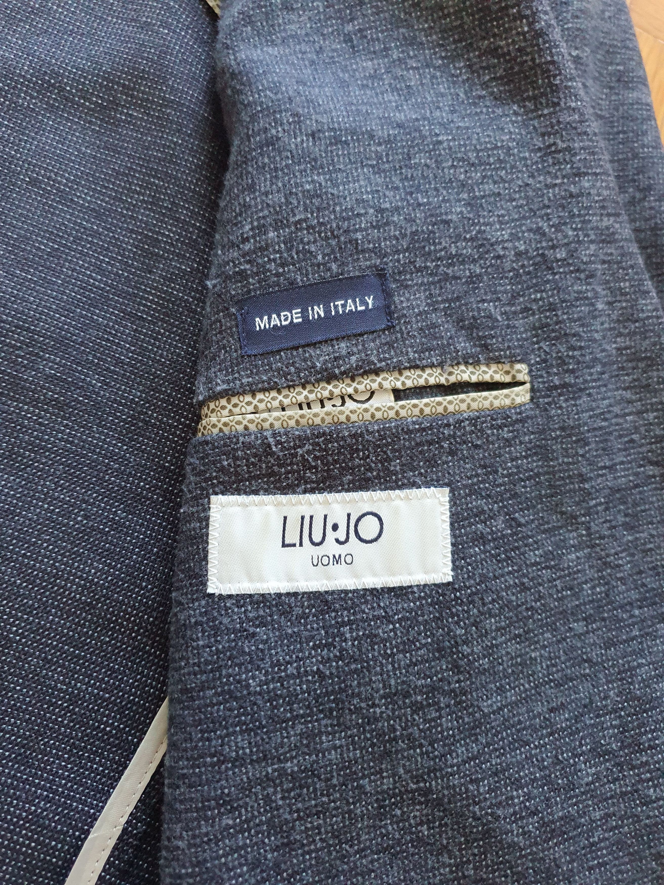 Liu Jo UOMO - Sports Coat Suit Jacket - Navy Nailhead - Sz EU 46 Size 36R - 5 Thumbnail