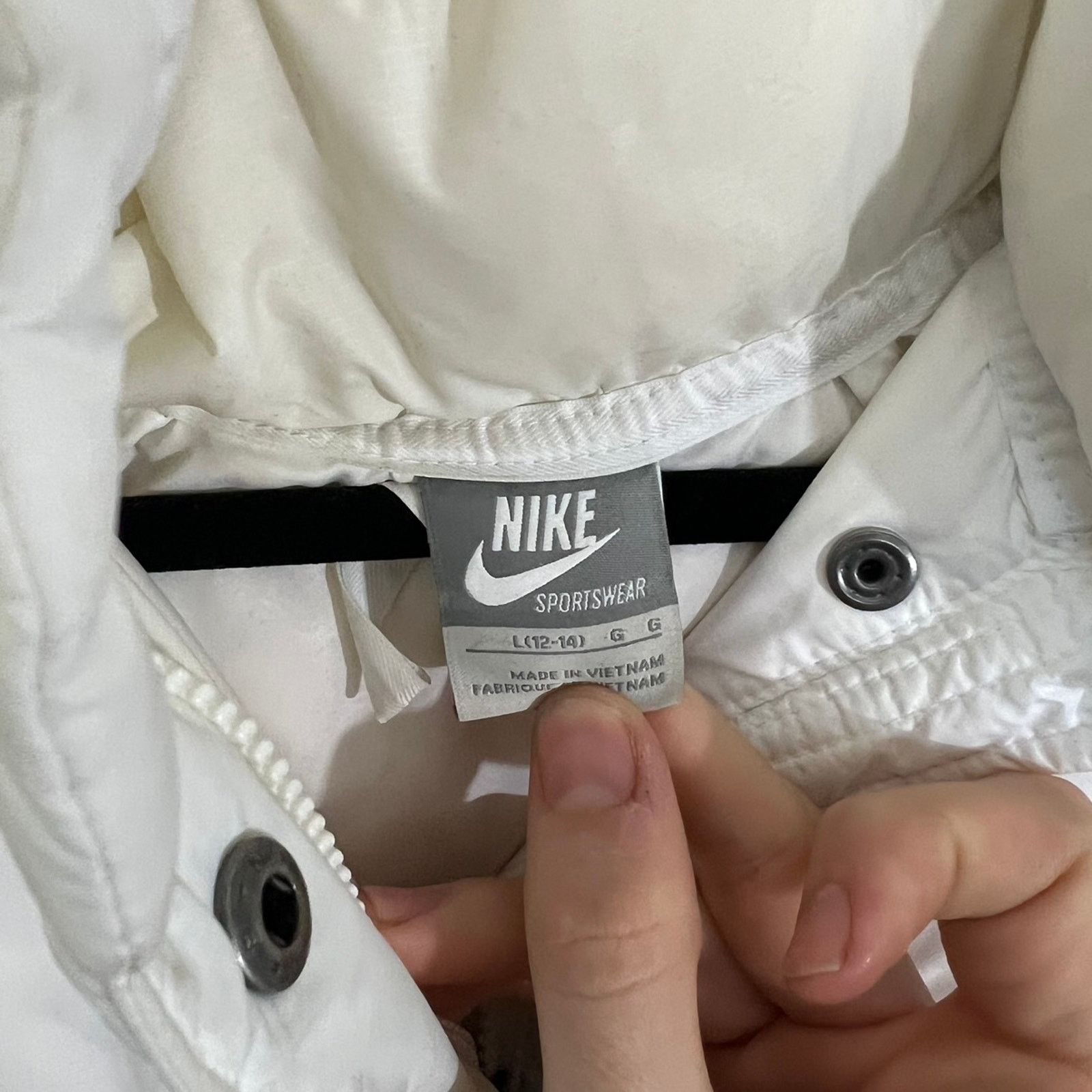 Nike Rare 2008 Nike down puffer full zip jacket. 266017-100 Size L / US 10 / IT 46 - 4 Thumbnail