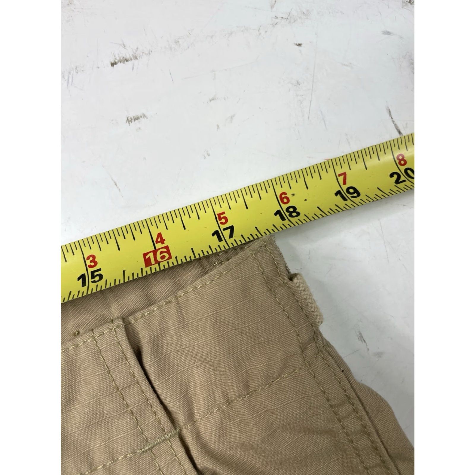 Vintage Kitanica Cargo Shorts Mens Large Beige Tactical Utility Workwear Ripstop USA Size US 33 - 3 Thumbnail