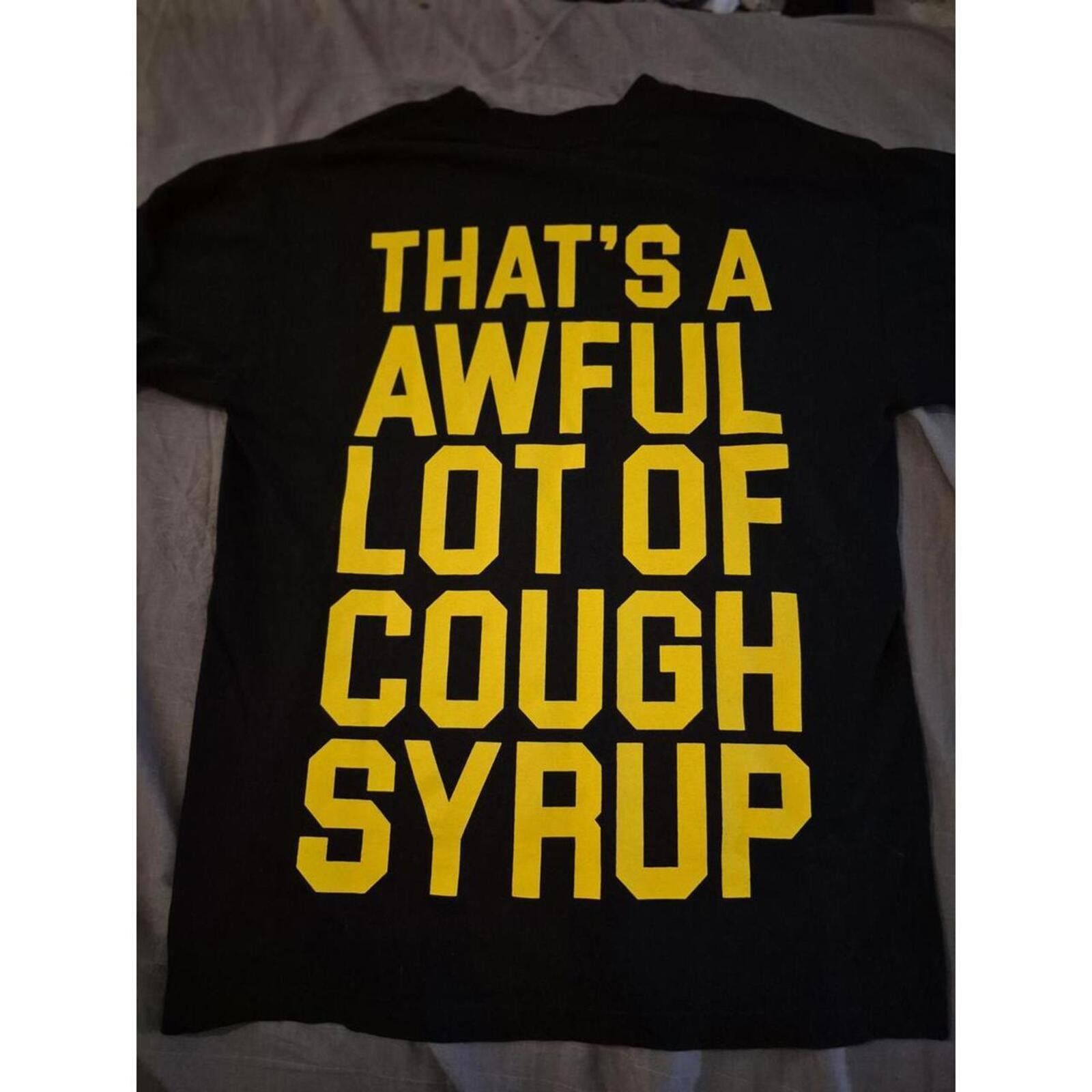 Other Awful Lot of Cough Syrup Navy Blue Tee Size Medium Size US M / EU 48-50 / 2 - 2 Thumbnail