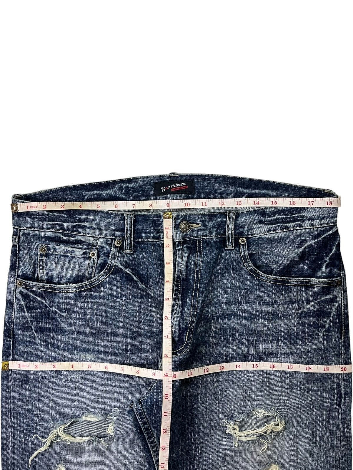 Japanese Brand Vintage Japanese Brand Bleached Style Distressed Baggy Jeans Size US 37 - 11 Thumbnail