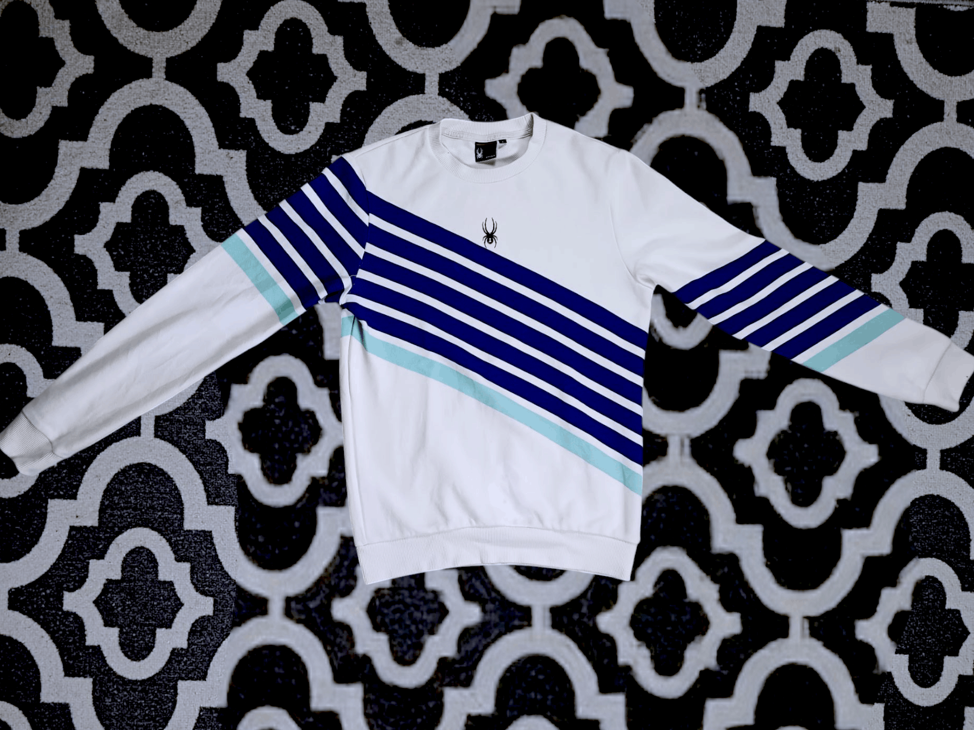 Spyder SPYDER Logo Blue Striped Crewneck Limitless Size US M / EU 48-50 / 2 - 13 Thumbnail