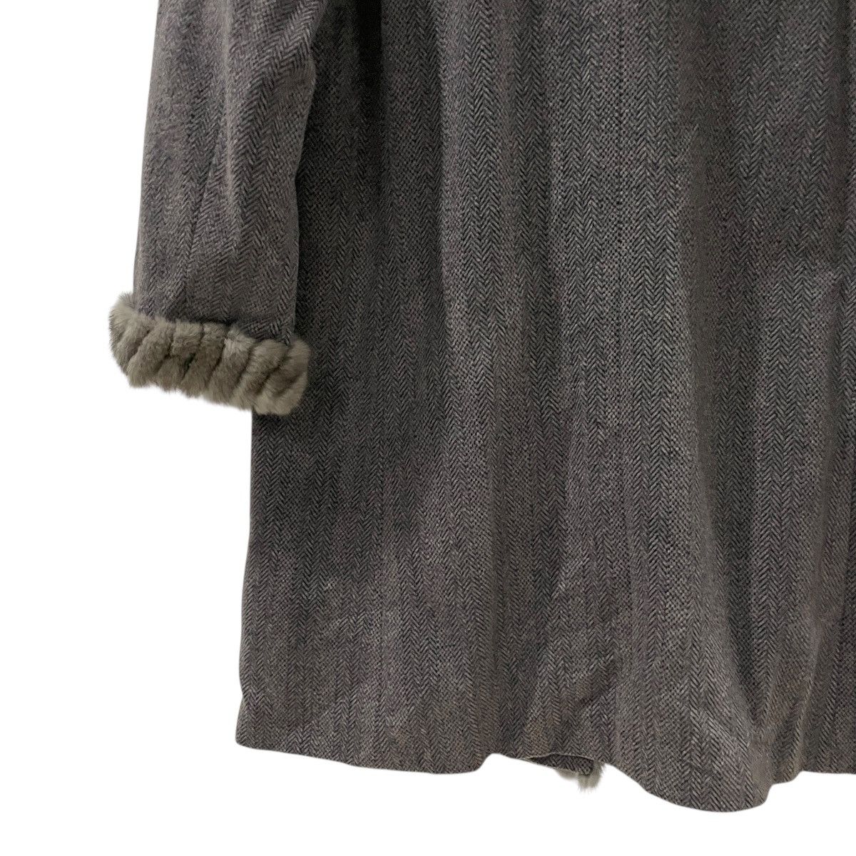 Japanese Brand Vintage Japanese Designer Fur Cashmere Trench Coat Size US M / EU 48-50 / 2 - 11 Thumbnail