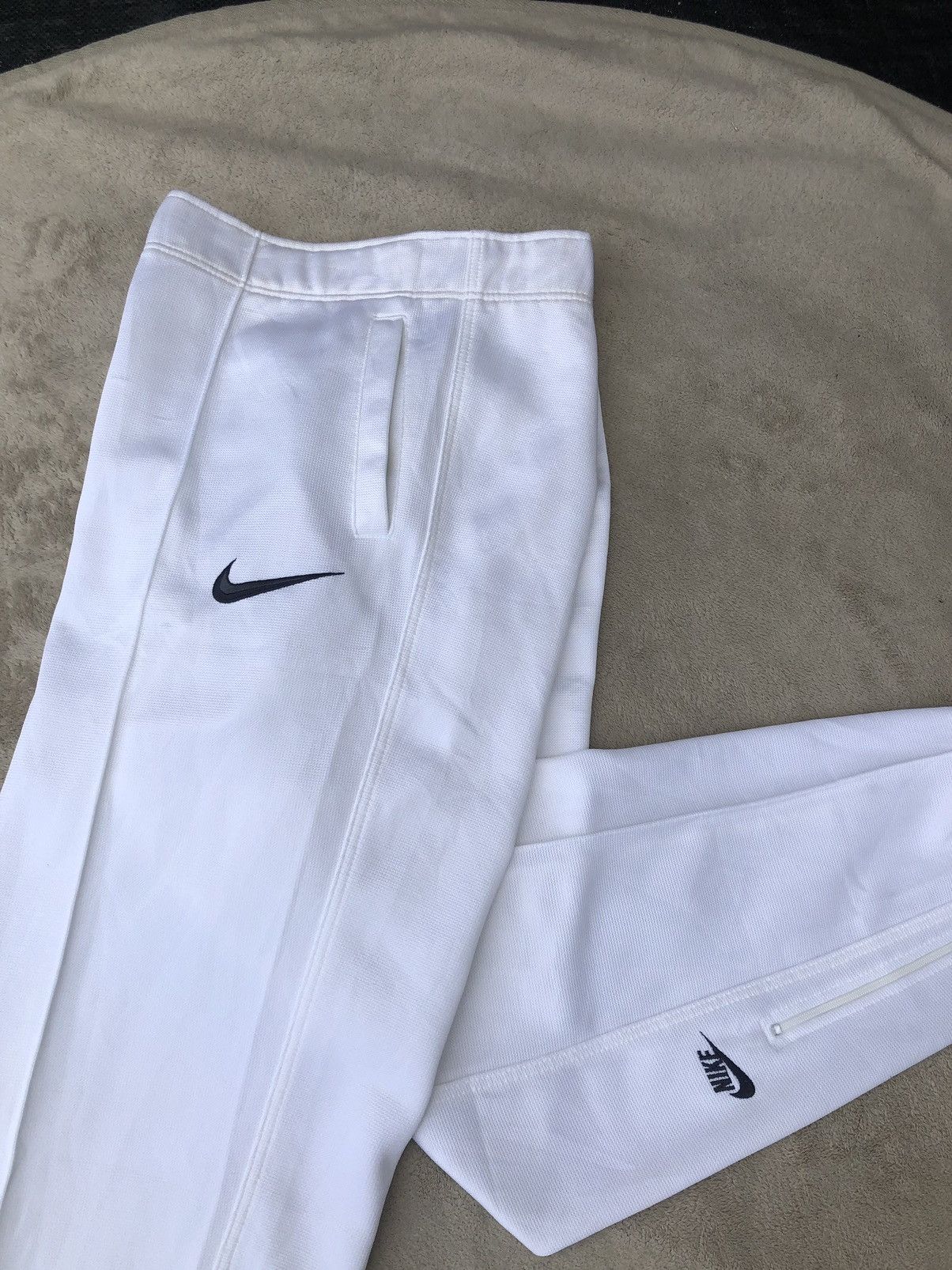Nike × Vintage Vintage Y2K Nike Small Logo Track Pant Size US 36 / EU 52 - 2 Thumbnail