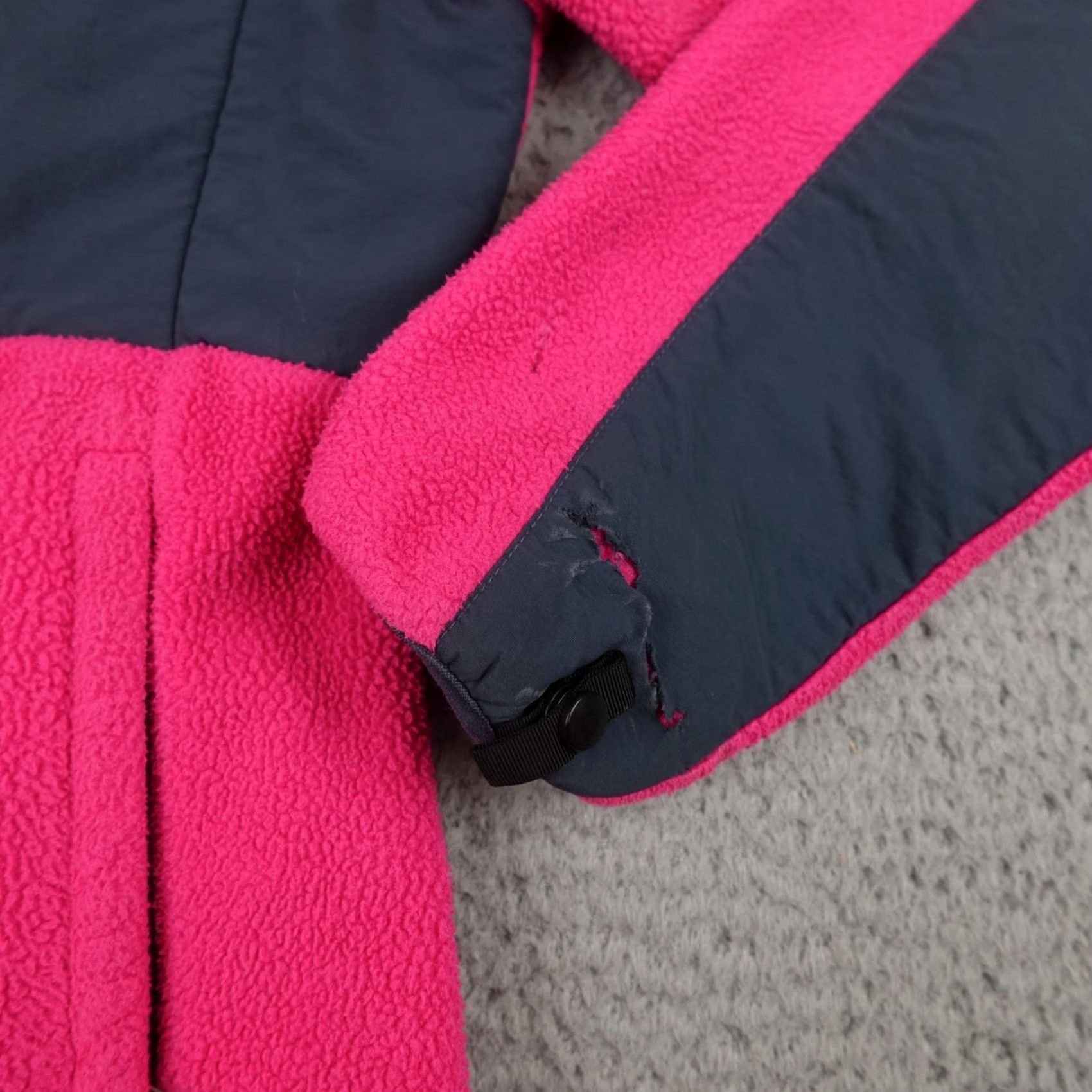 The North Face The North Face Denali Jacket Womens Small Pink Gray Polartec Full Zip Fleece Size S / US 4 / IT 40 - 7 Thumbnail
