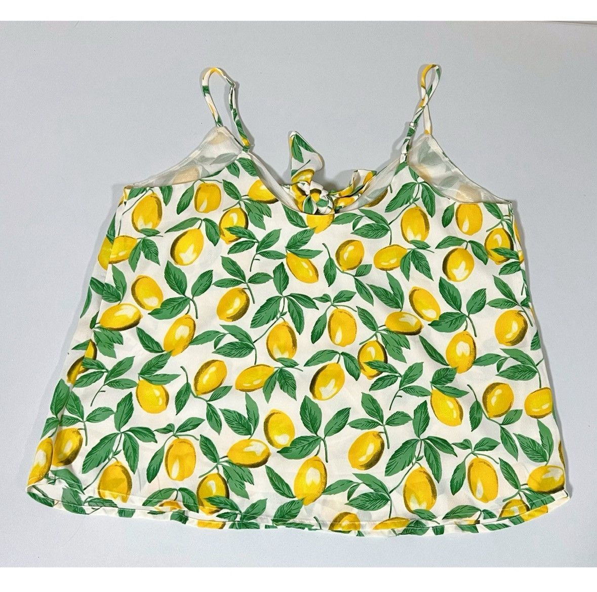 Lucky Brand Lush Yellow Lemon Floral Chiffon Top Shirt Blouse Size S 🍋✨ Size S / US 4 / IT 40 - 5 Thumbnail