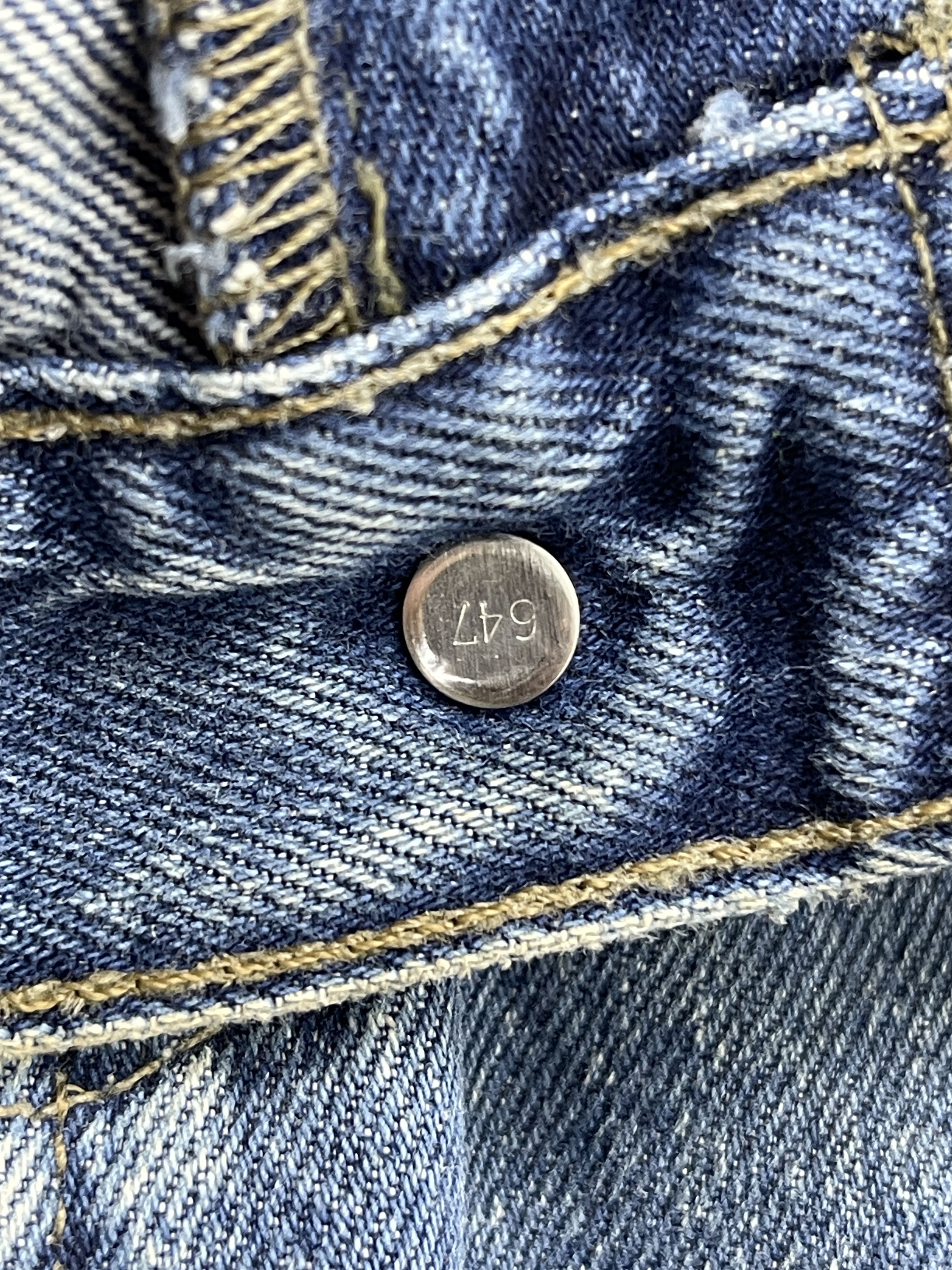 Levi's × Vintage Vintage Levis 577 Painter Light Blue Jeans DP2504 Size US 33 - 10 Thumbnail