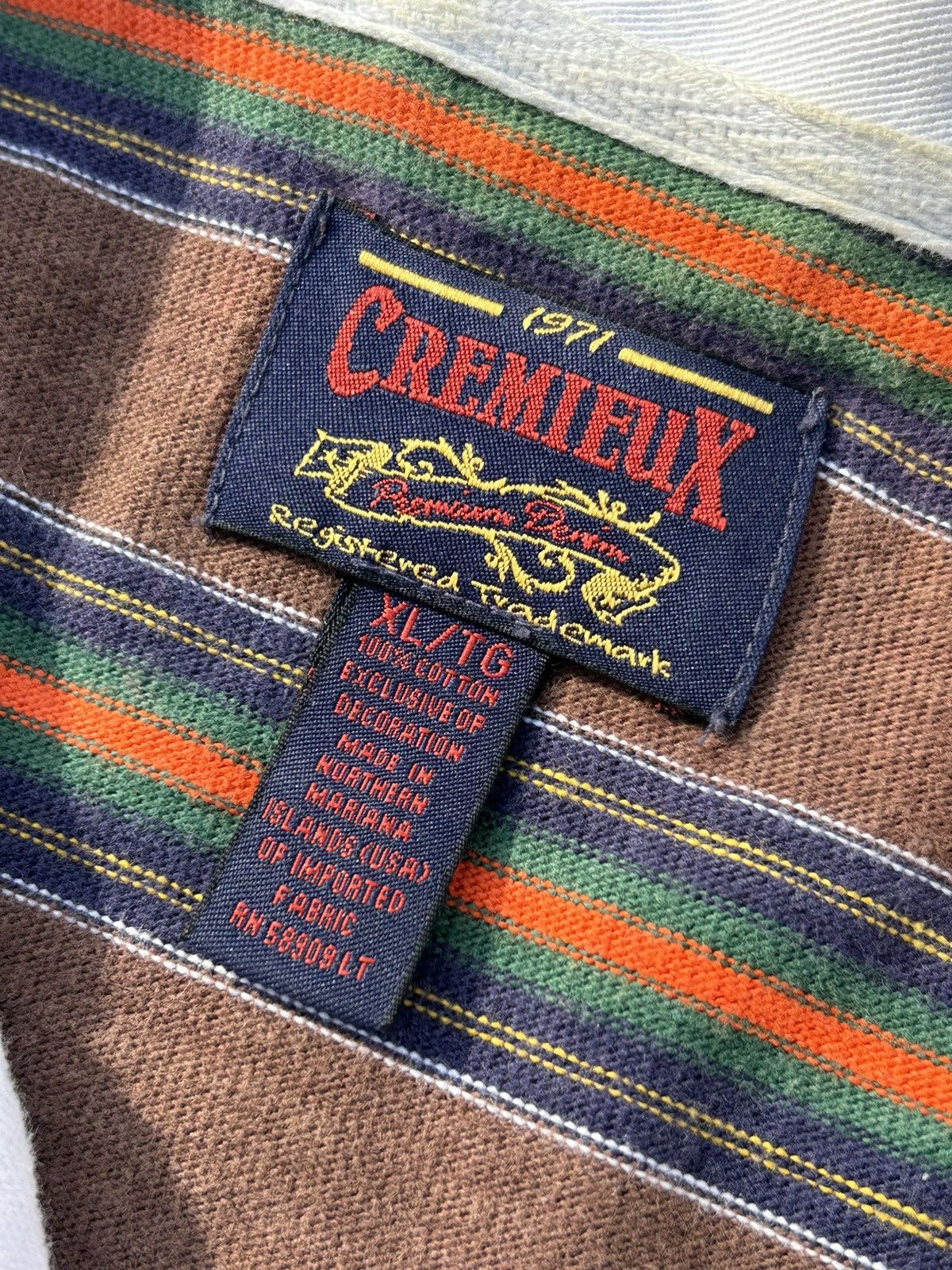 Cremieux Cremieux Giant 7 Patch Long Sleeve Polo Shirt Size US XL / EU 56 / 4 - 5 Thumbnail