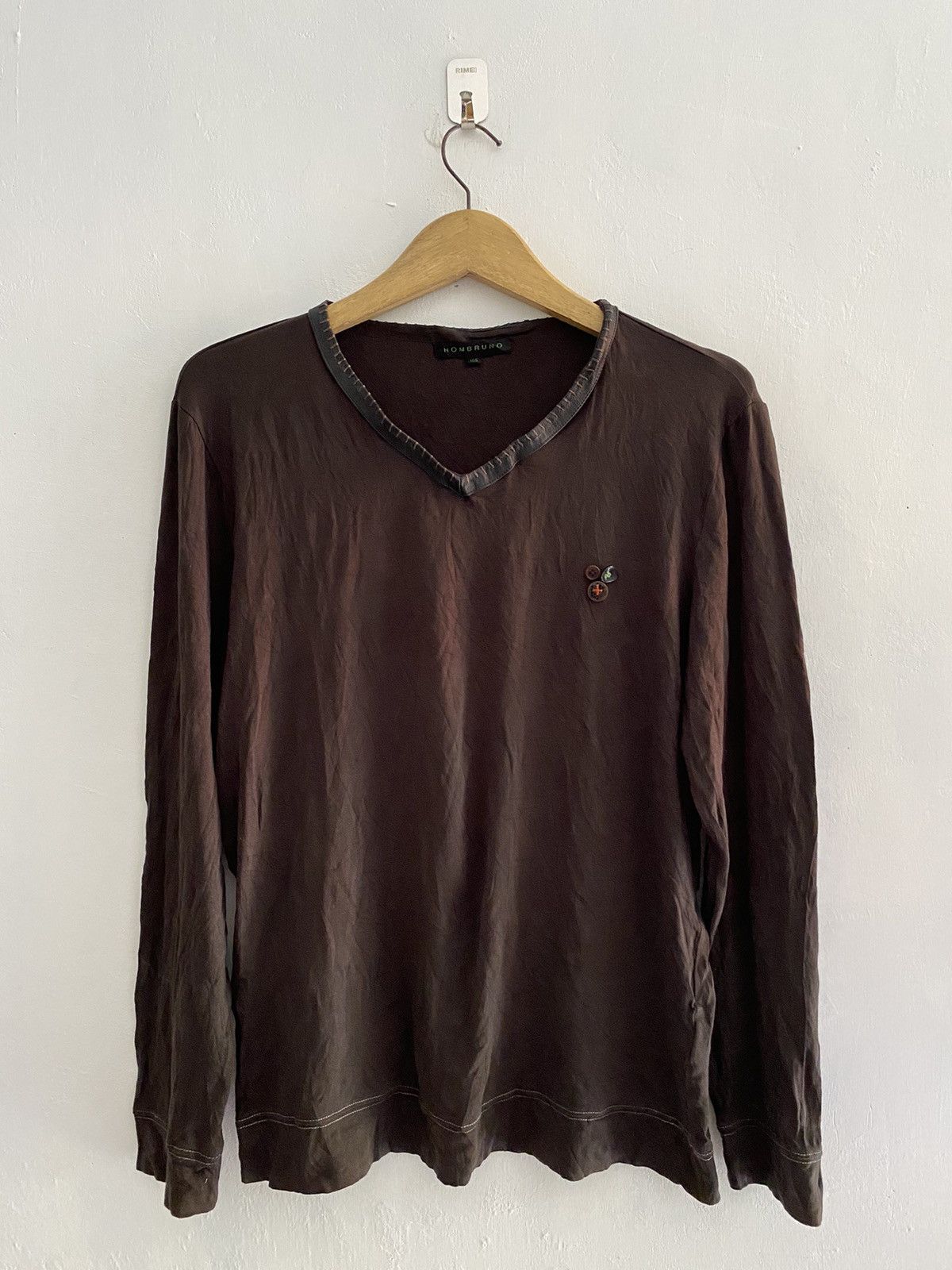 If Six Was Nine × Japanese Brand × Le Grande Bleu (L.G.B.) Hombruno v colar leather ifsixwasnine style Size US L / EU 52-54 / 3 - 1 Thumbnail