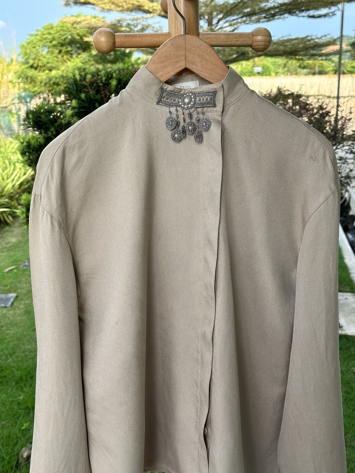 Christian Dior Monsieur × Dior Vintage 90’s Miss DIOR Button Down Blouse Size M / US 6-8 / IT 42-44 - 2 Thumbnail
