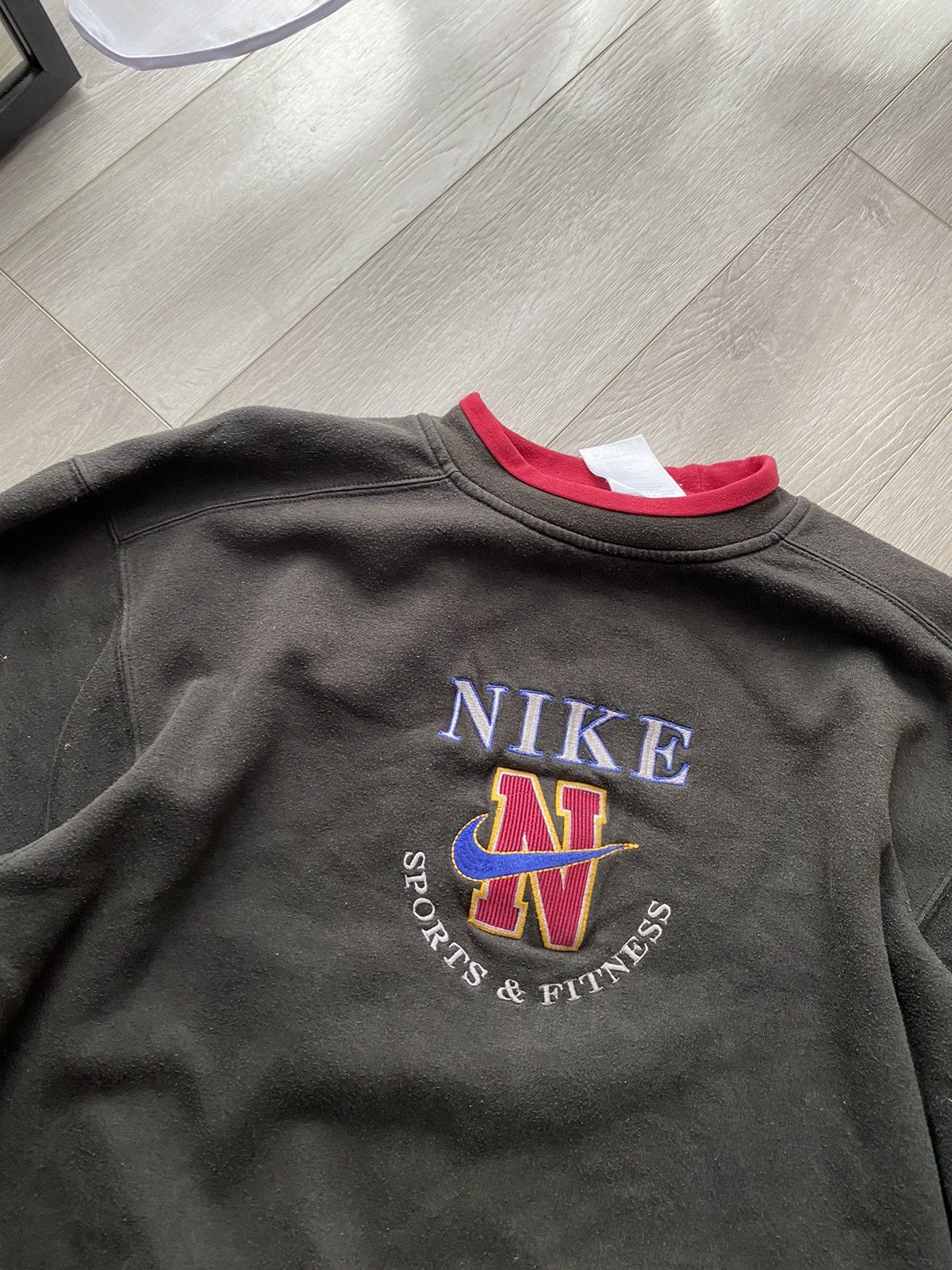 Nike × Vintage Vintage 1990s Nike The Sport Fitness Streetwear Sweatshirt Size US M / EU 48-50 / 2 - 5 Thumbnail
