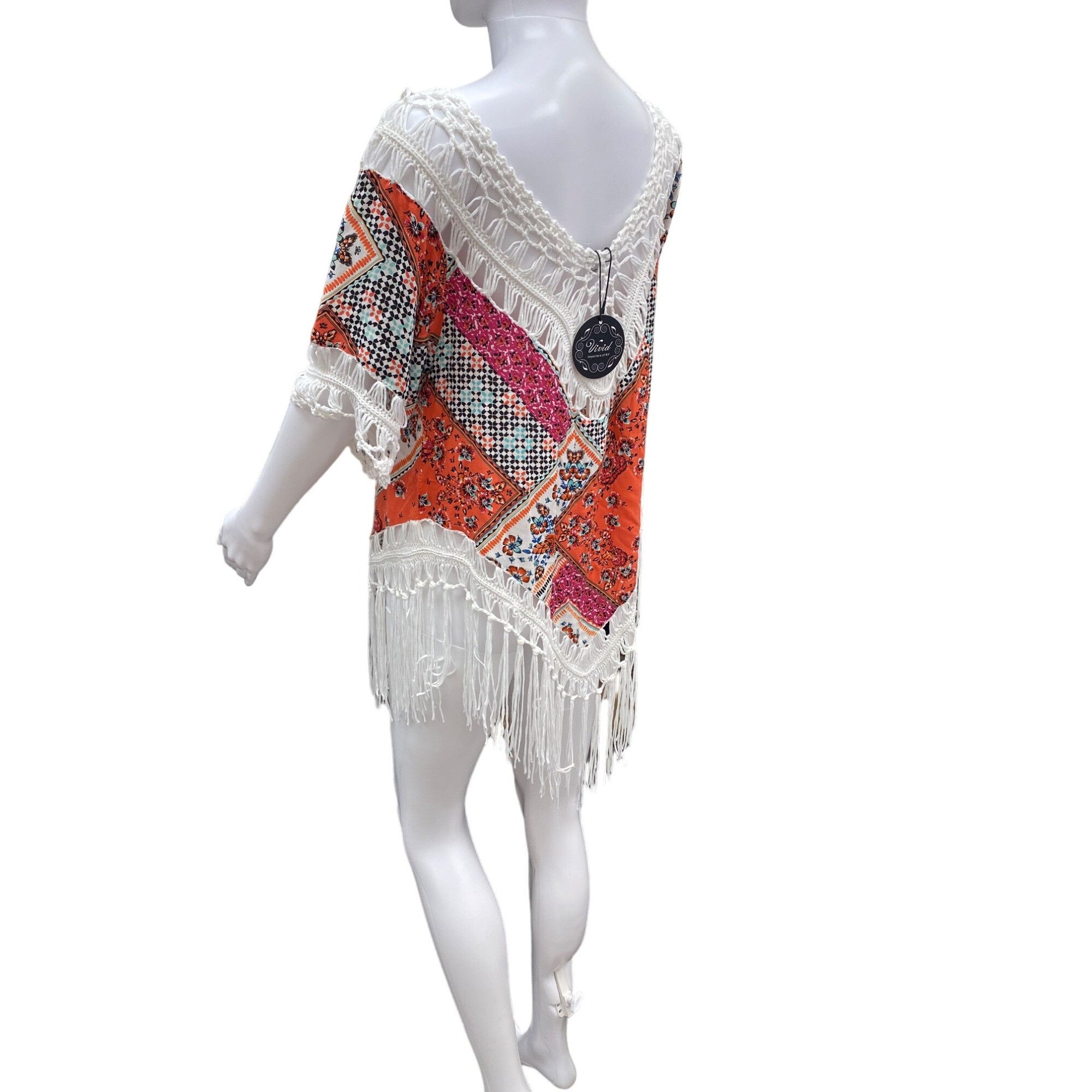 Other Vivid ladies knitted print top size M SKU 566 Size M / US 6-8 / IT 42-44 - 8 Thumbnail