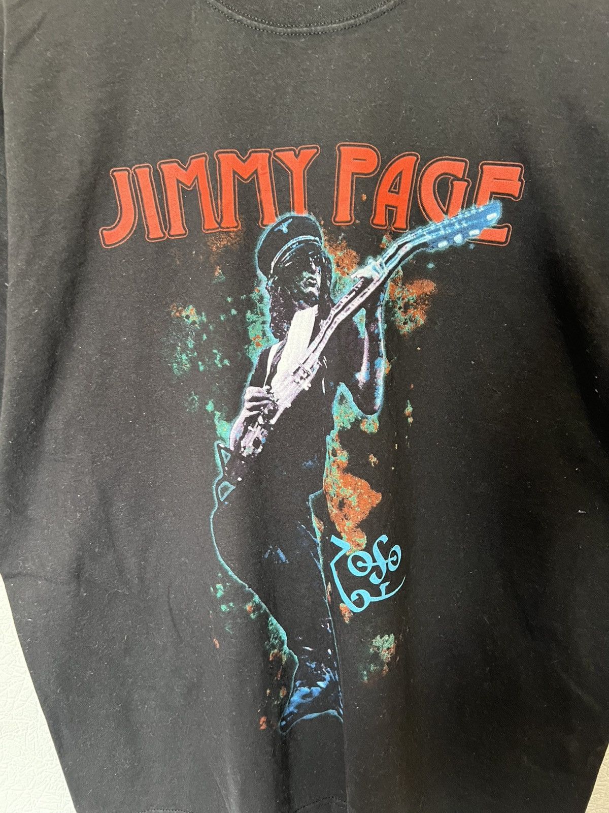 Band Tees Vintage Jimmy Page 2009 Zoso Band Tee Rare Size US XL / EU 56 / 4 - 2 Thumbnail