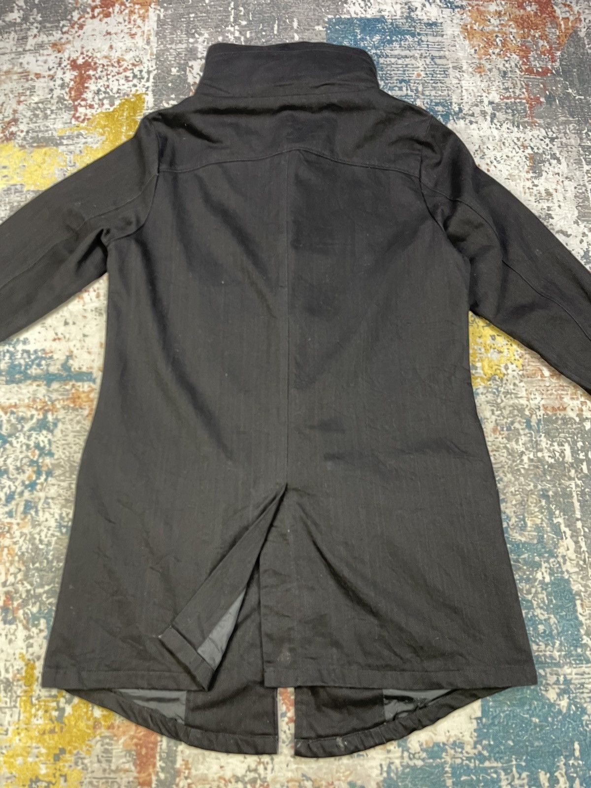 semanticdesign Semantic Design Bono Leather Tagged Toggle Long Jacket Size US M / EU 48-50 / 2 - 6 Thumbnail