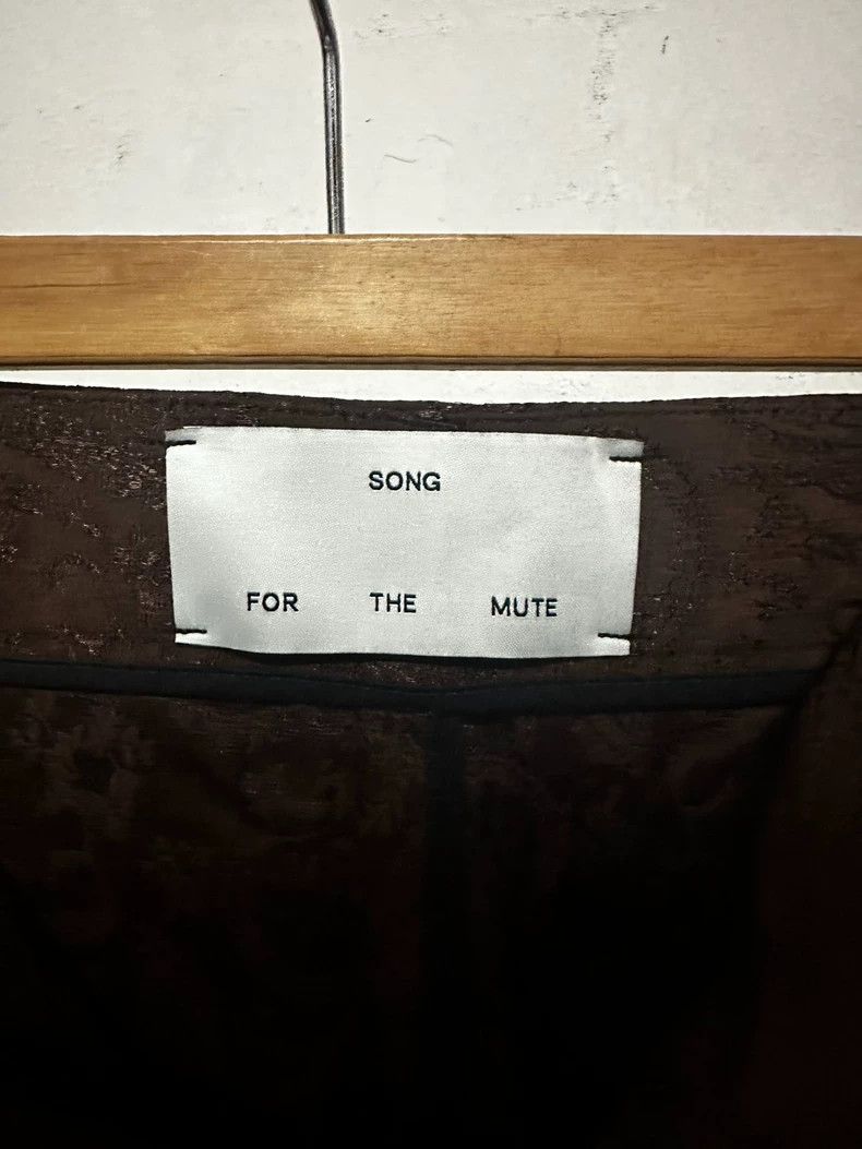 Song For The Mute Song For The Mute brown cashew jacquard long pants Size US 32 / EU 48 - 3 Thumbnail
