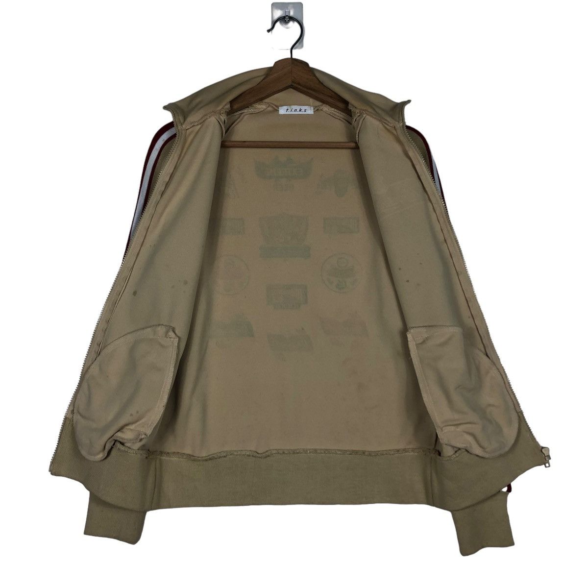 Japanese Brand 🔥VINTAGE ZIPPER JACKET TINKS BEER BOTTLE BIG LOGO Size US S / EU 44-46 / 1 - 15 Thumbnail