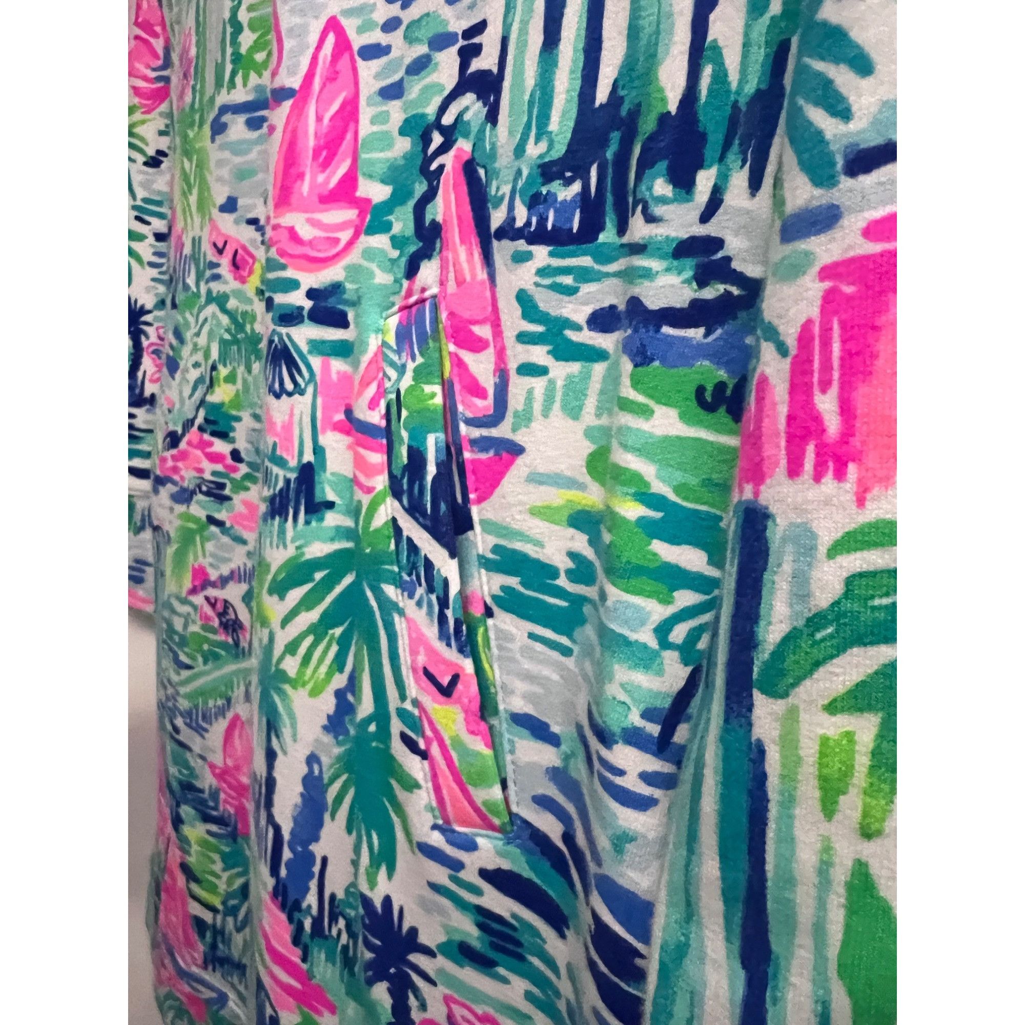 Lilly Pulitzer Lilly Pulitzer UPF 50+ Skipper Floral Midi Dress XXS Pocket Size XXS / US 00 / IT 34 - 8 Thumbnail