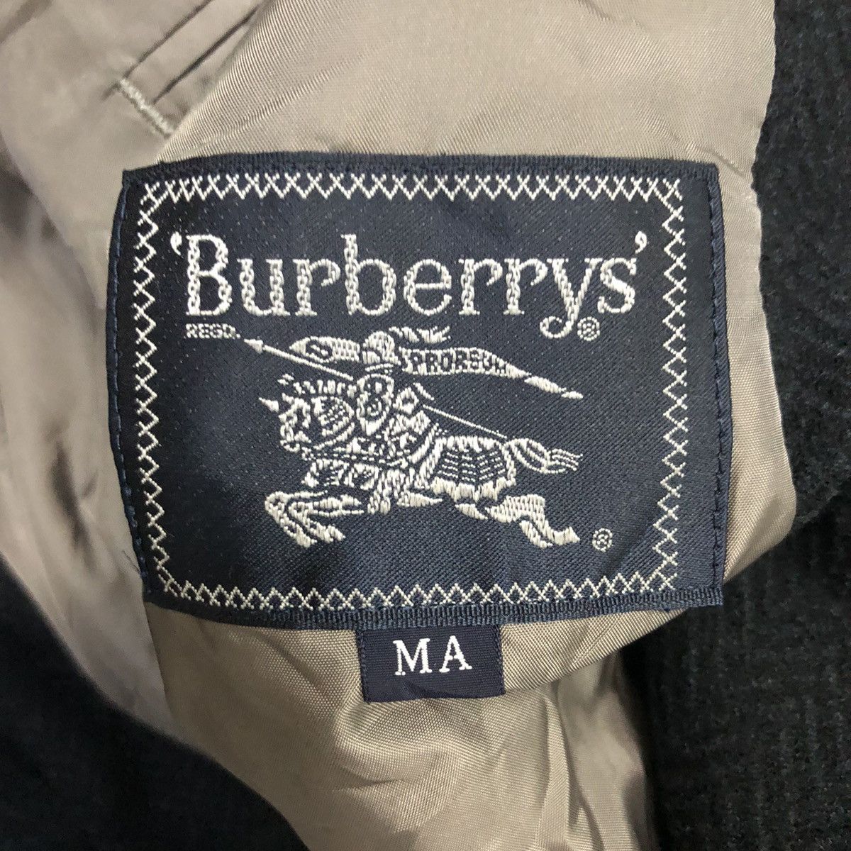 Burberry Vintage Burberrys Two Button Blazer Coat Jacket Size US L / EU 52-54 / 3 - 12 Thumbnail