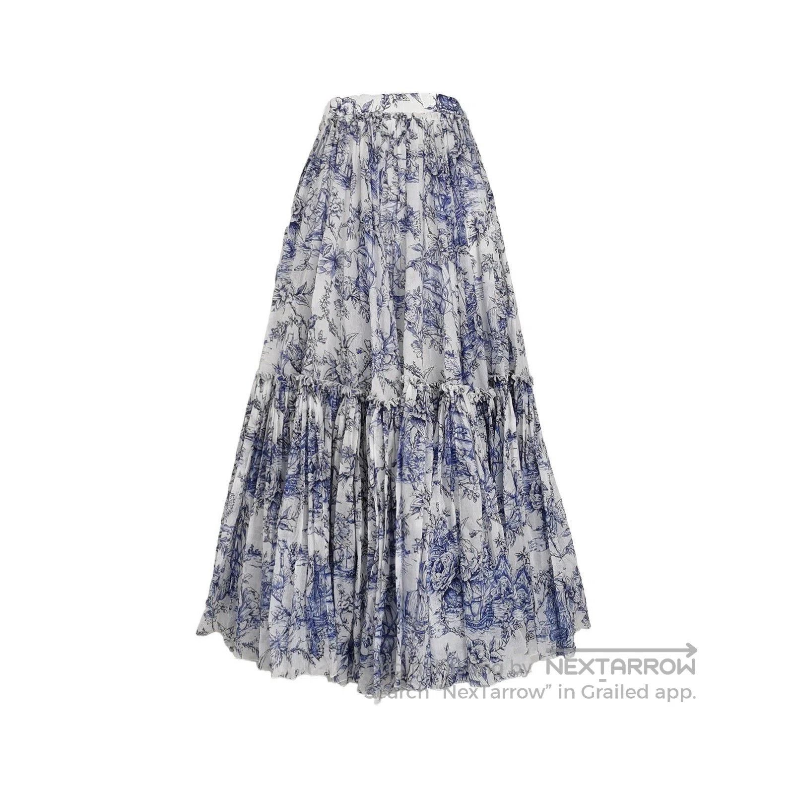 Dior Dior Long Layered Floral Skirt. Size 31" - 1 Thumbnail