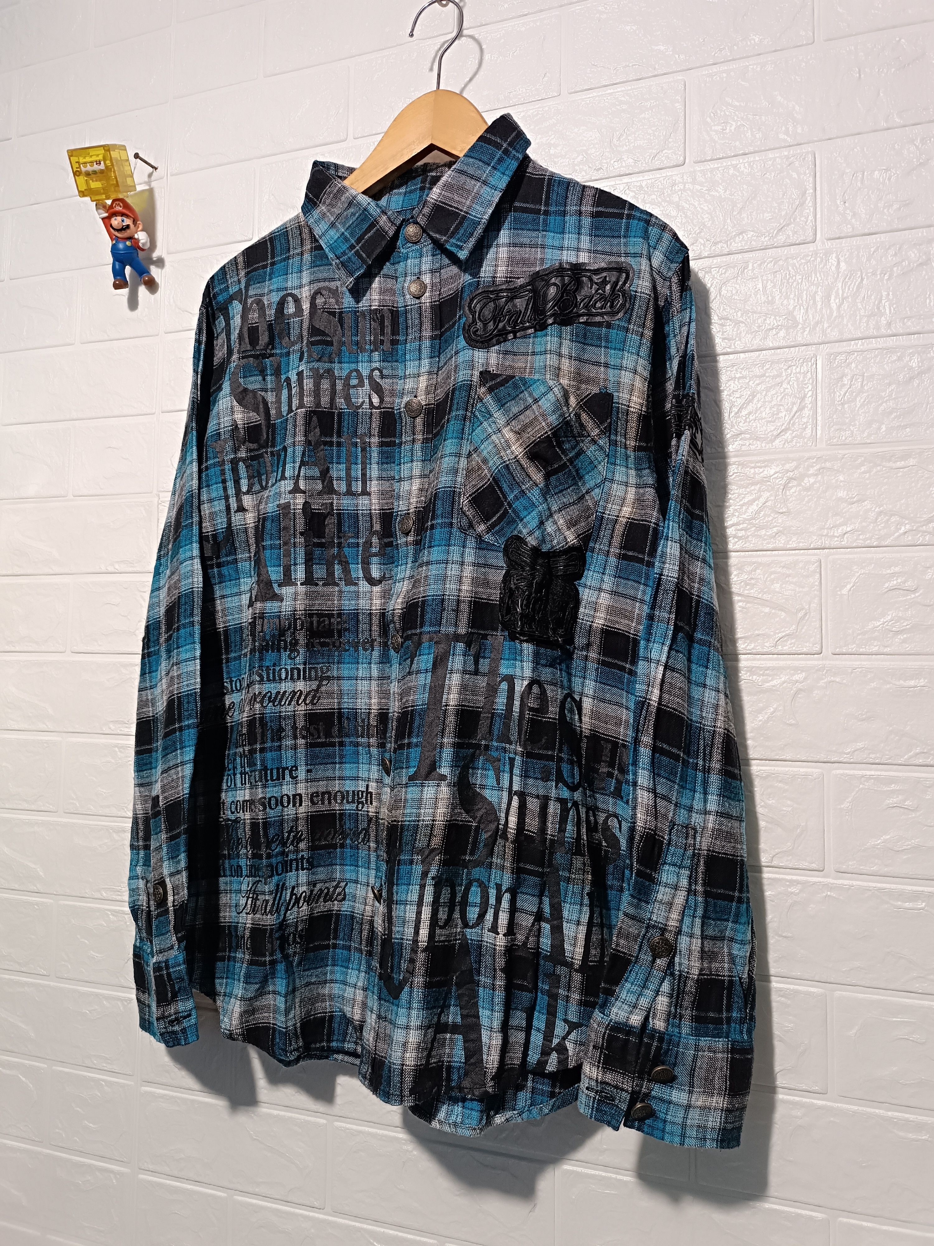 Japanese Brand Y2K Seditionaries Poem Shirt Gothic Grunge Style Size US L / EU 52-54 / 3 - 3 Thumbnail