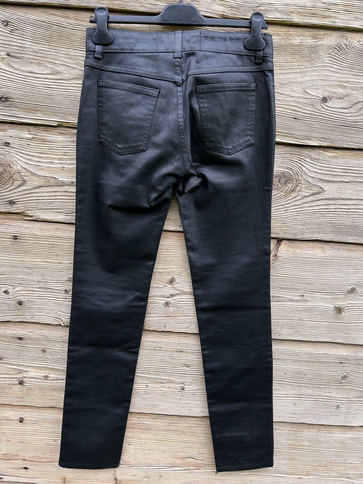 Valentino BNWT Valentino Leather Style Denim Mom Jeans Black Size 28" / US 6 / IT 42 - 8 Thumbnail