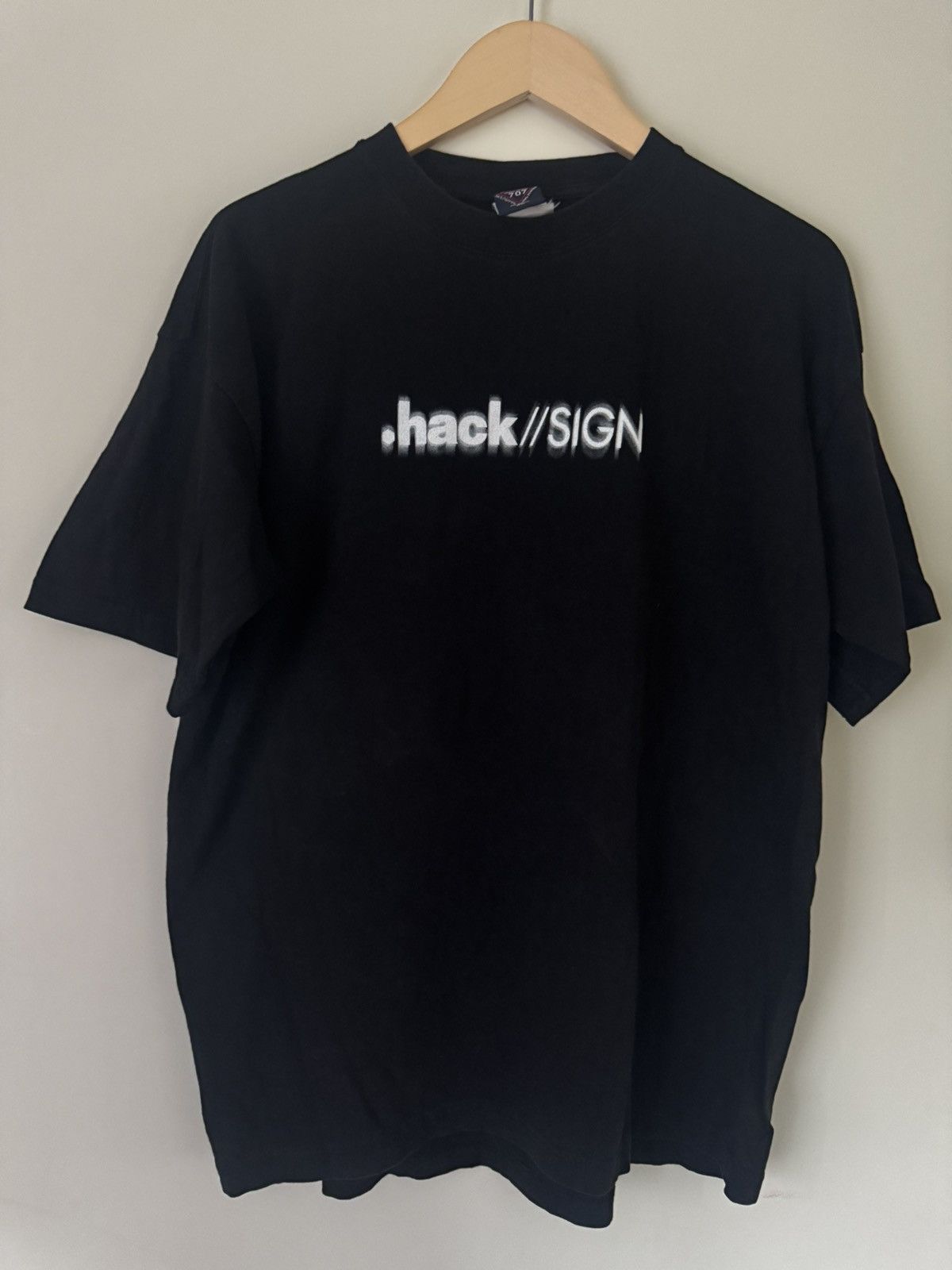 Vintage Vintage 2002 .hack//SIGN Short Sleeve T-shirt Black Size US XL / EU 56 / 4 - 4 Thumbnail