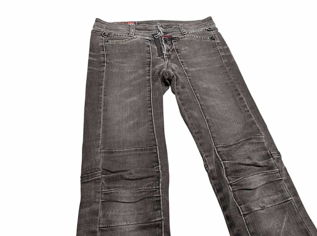 Marithe + Francois Girbaud 🔥Y2K Marithe Francois Girbaud Skinny Biker Jeans Size US 30 / EU 46 - 2 Thumbnail