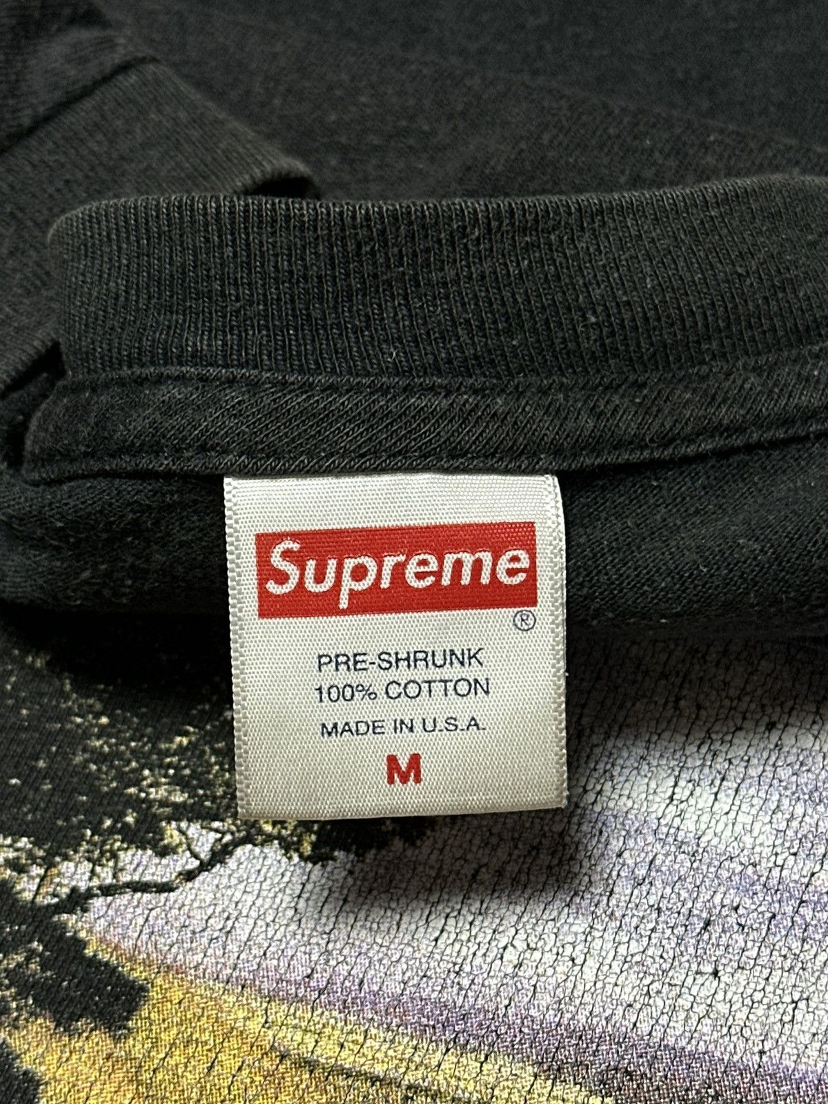 Supreme Supreme Time Faded Black Tee T-Shirt SS20 Size US M / EU 48-50 / 2 - 8 Thumbnail