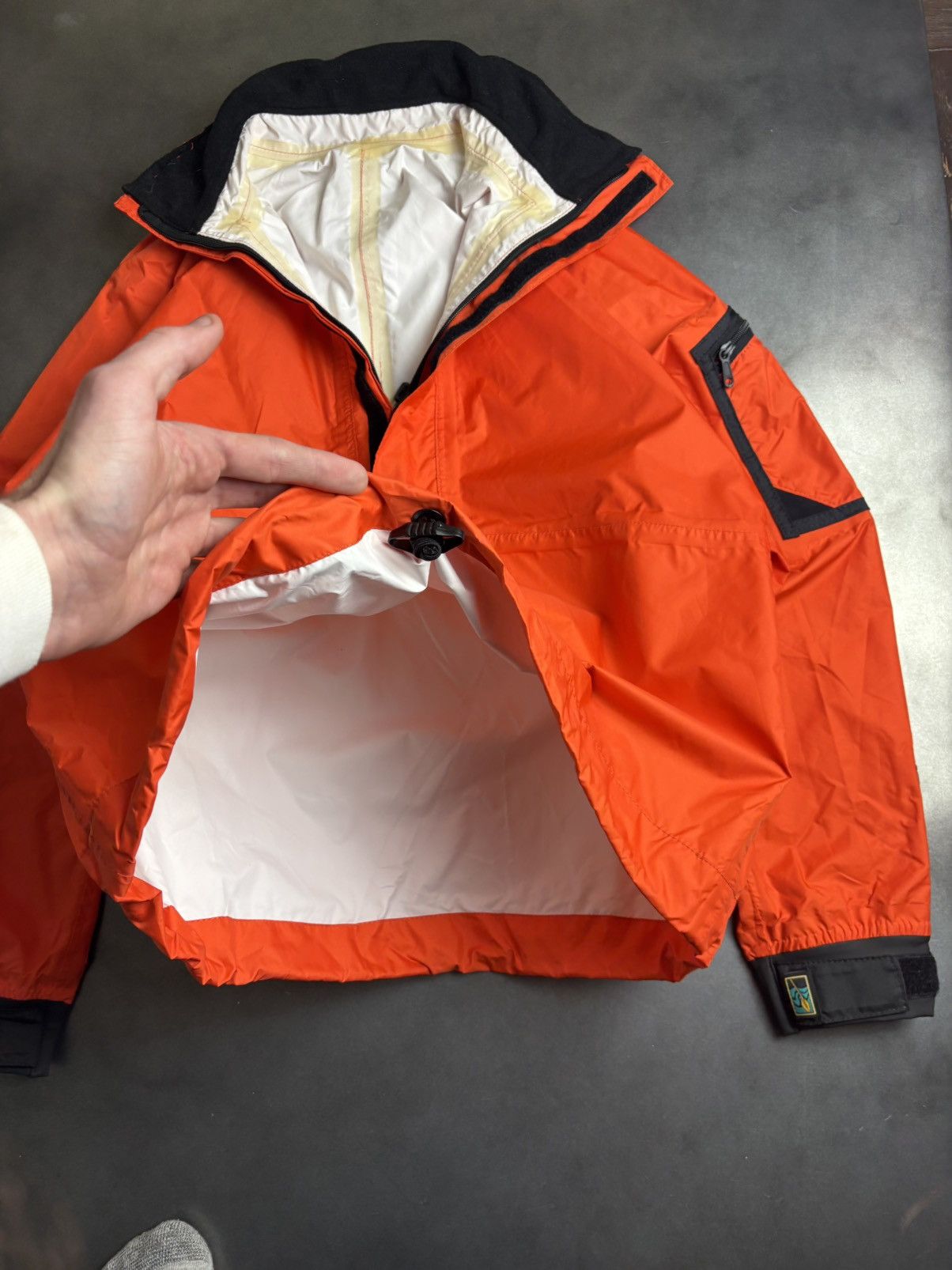 Mountain Equipment Company × Patagonia Kokatat Jacket Kayak Half Zip Anorak Taped Seam Shell Wind S Size US S / EU 44-46 / 1 - 3 Thumbnail
