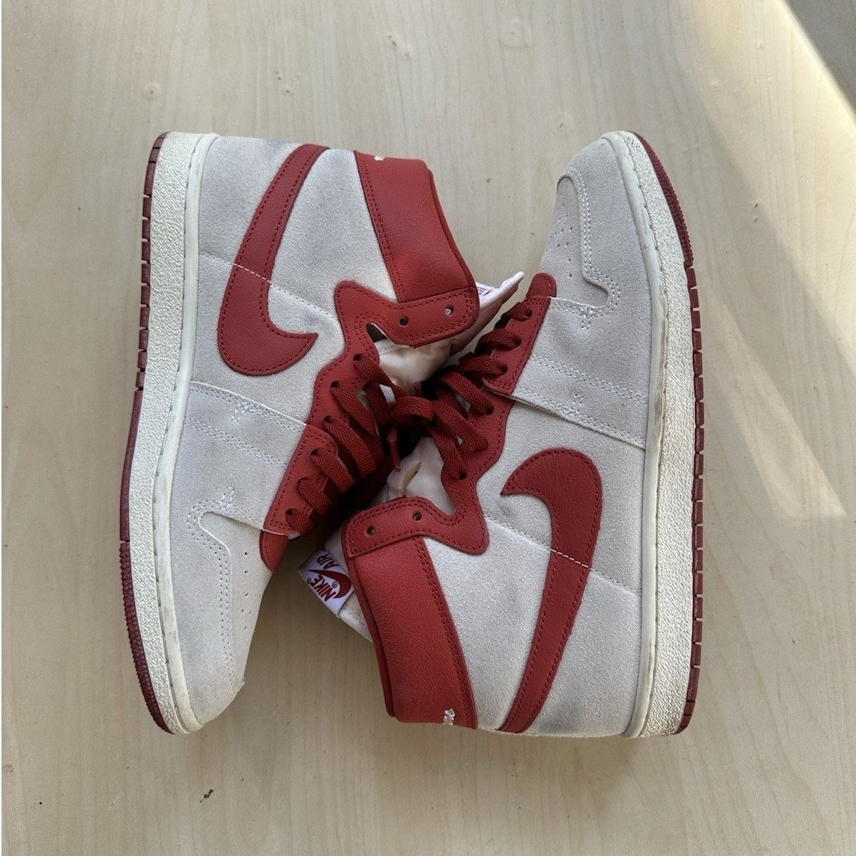 Jordan Brand × Nike Nike Jordan Air Ship PE SP Dune Red DZ3497-106 Mens sz 9 Size US 9 / EU 42 - 3 Thumbnail