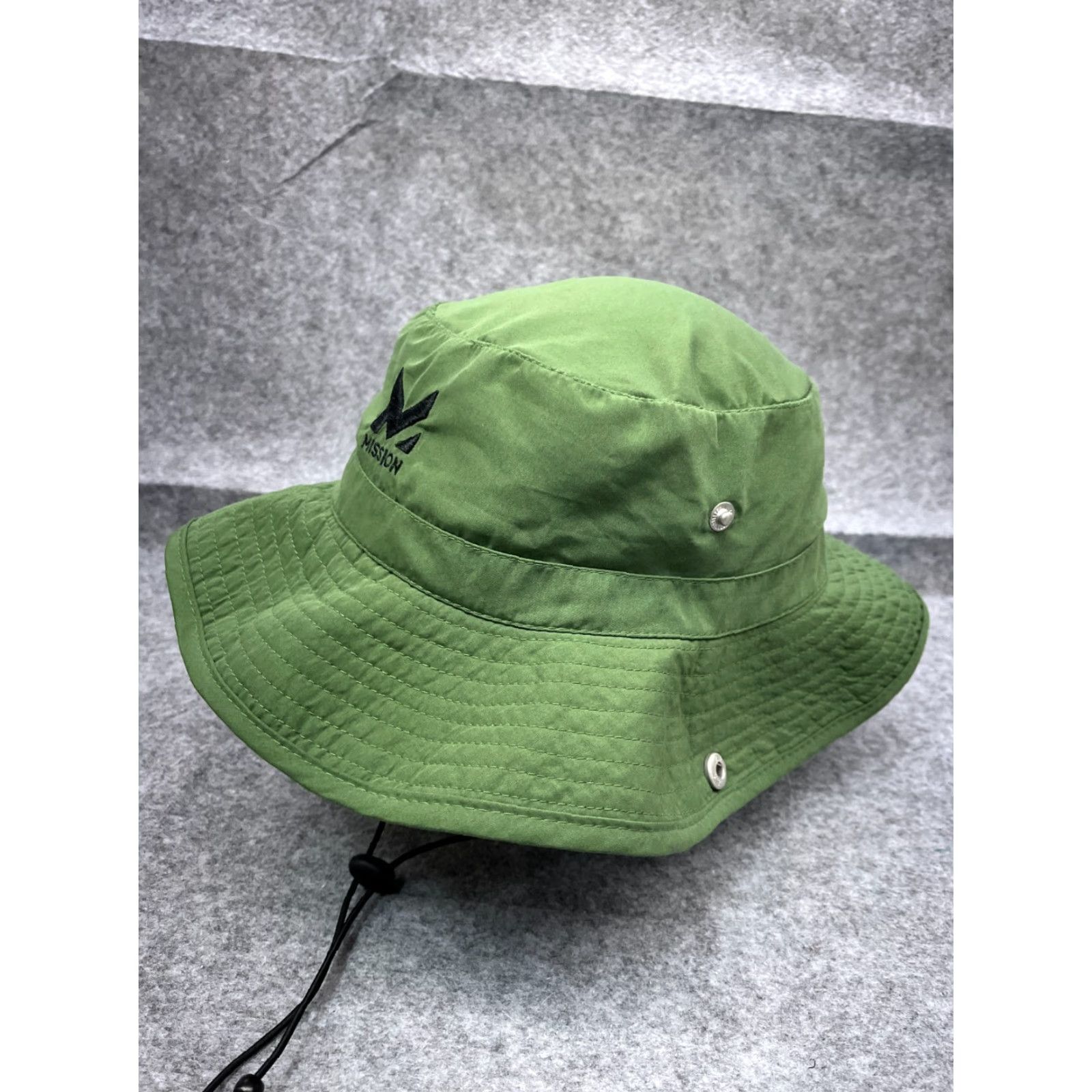 Commission Mission Hat Adult One Size Green Polyester Spandex Bucket Hat Outdoor Hike Camp Travel Casual Workwear Men Mens Size ONE SIZE - 4 Thumbnail