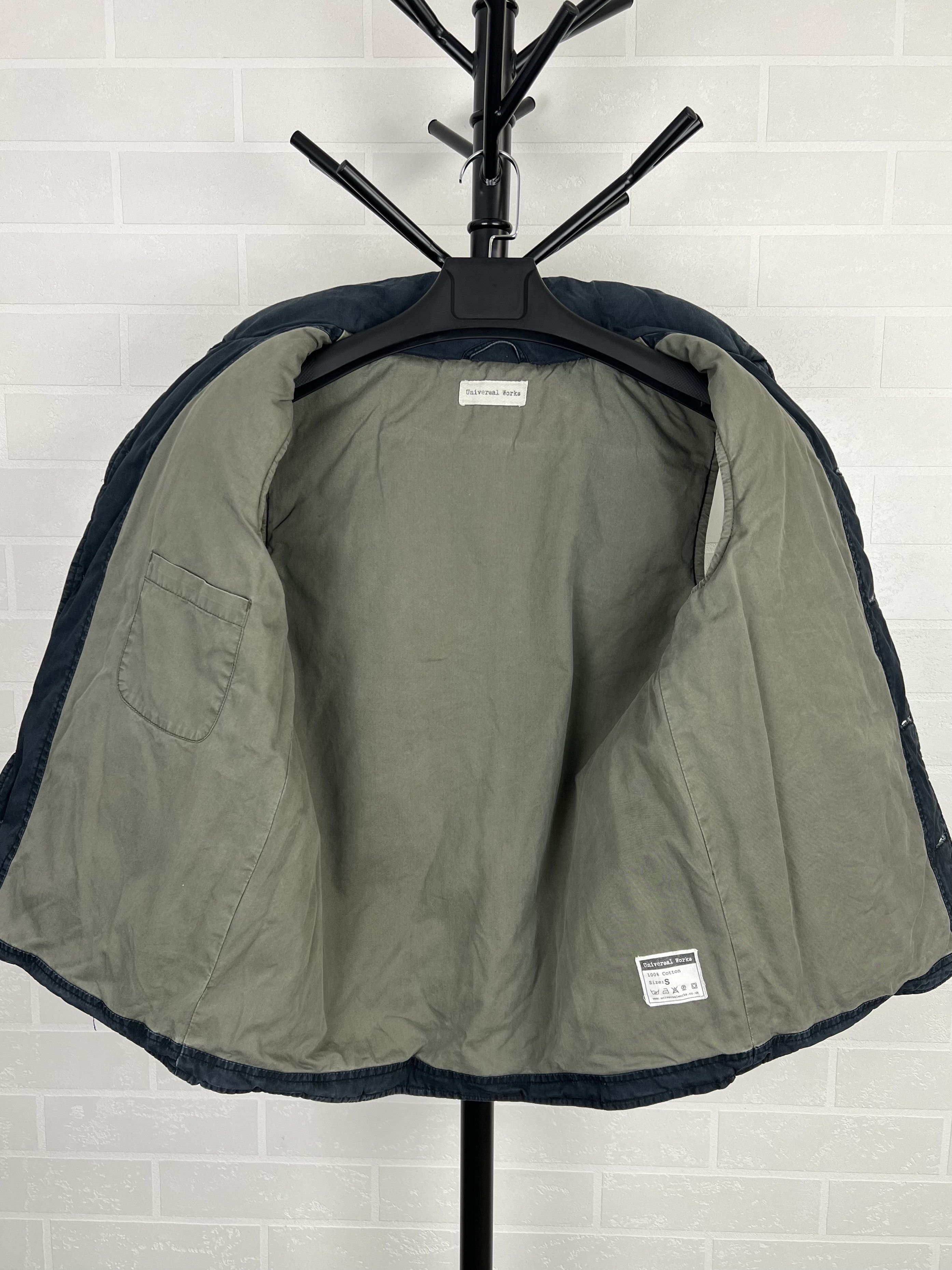 Universal Works UNIVERSAL WORKS Vest Washed Cotton Insulated Buttons Navy Size US S / EU 44-46 / 1 - 2 Thumbnail