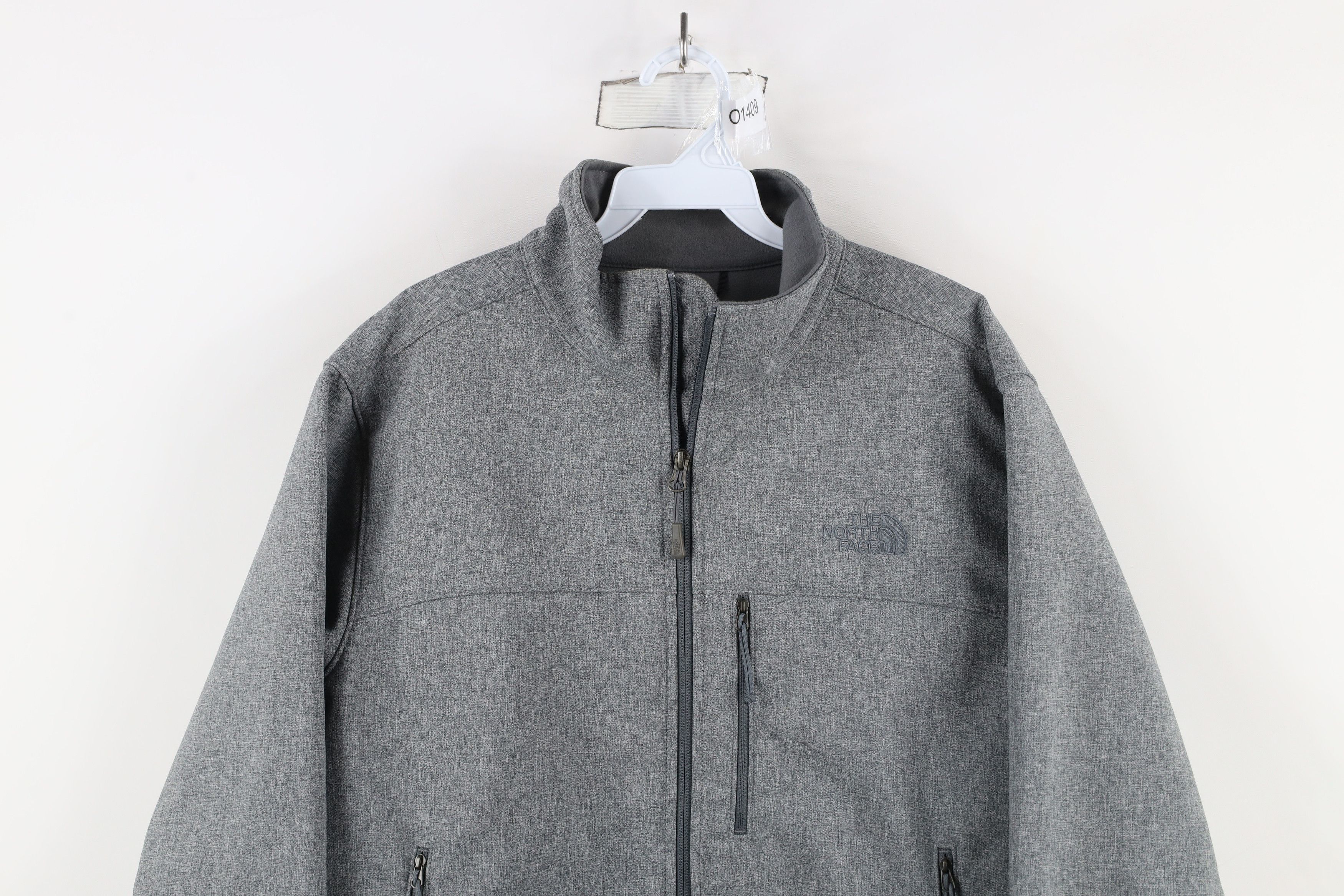 The North Face × Vintage The North Face Fleece Lined Soft Shell Jacket Chambray Size US M / EU 48-50 / 2 - 2 Thumbnail