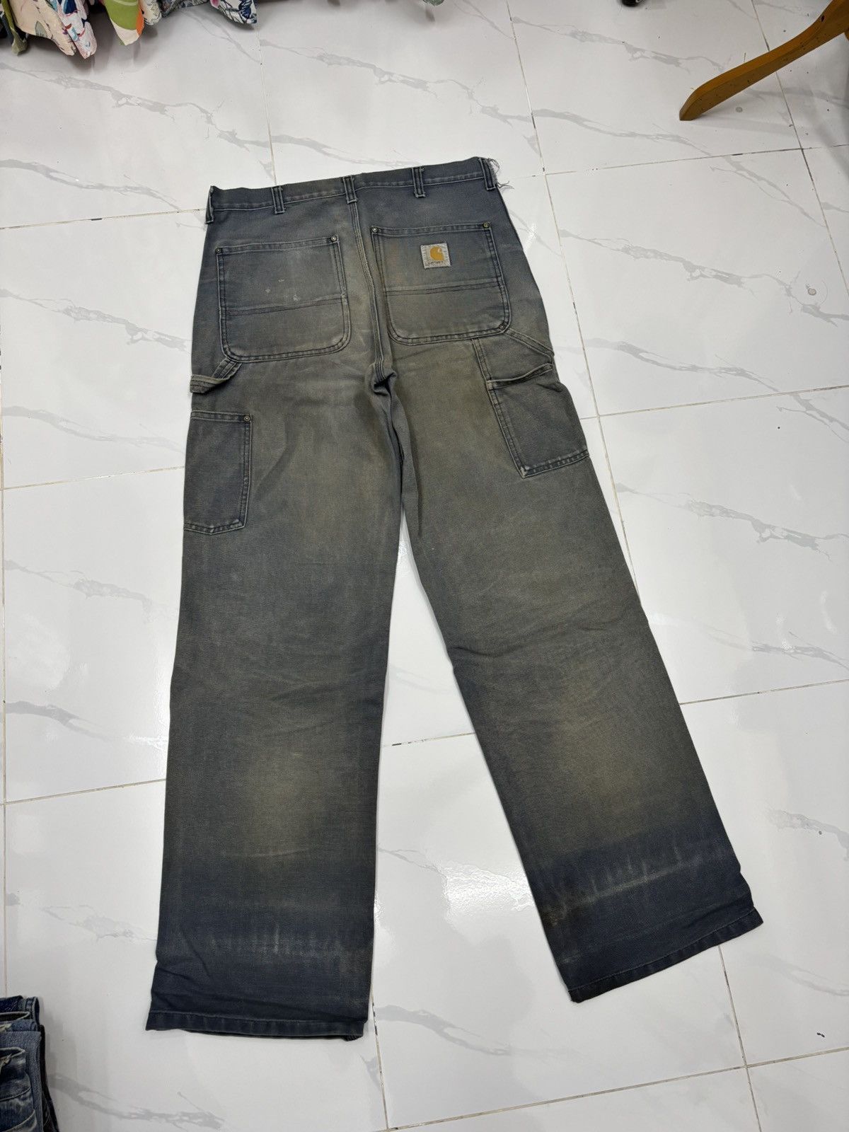 Carhartt 🔥Vintage Carhartt Rusty Carpenter Pants Denim Jeans Size US 33 - 15 Thumbnail