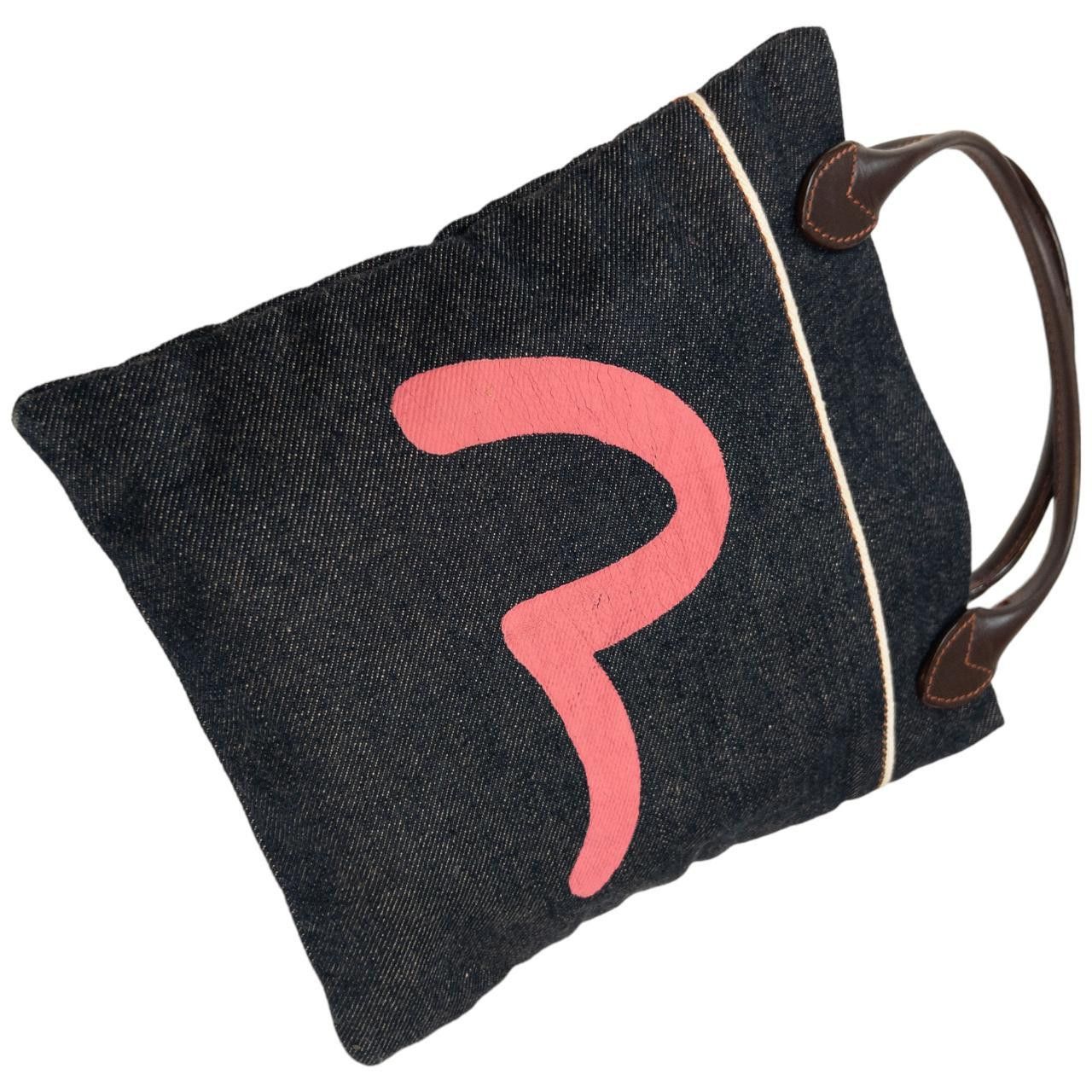 Evisu Vintage Evisu Japanese Denim Mini Handbag Size ONE SIZE - 5 Thumbnail