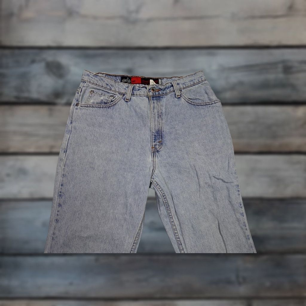 Levi's VINTAGE Levi's Silvertab Jeans Womens Size 13 Blue Loose Baggy Fit Light Wash 90s Mens Womens Jeans Size 34" / US 12 / IT 48 - 1 Thumbnail
