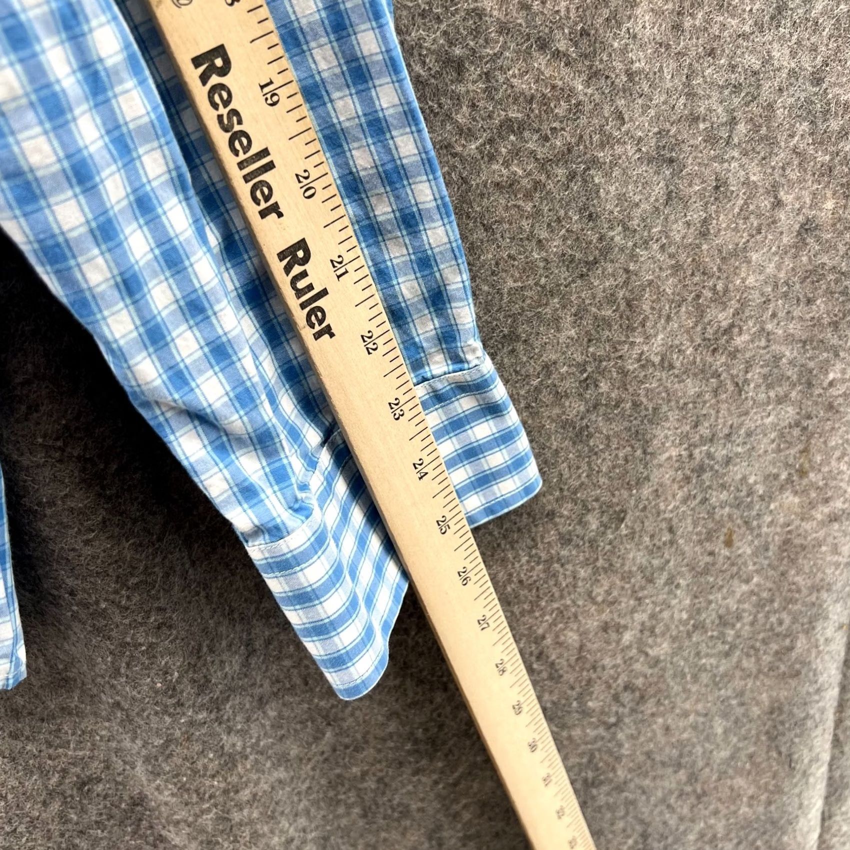 Vineyard Vines Vineyard Vines Shirt Men XL Blue Gingham Button-Down Collar Long Sleeve Size US XL / EU 56 / 4 - 5 Thumbnail