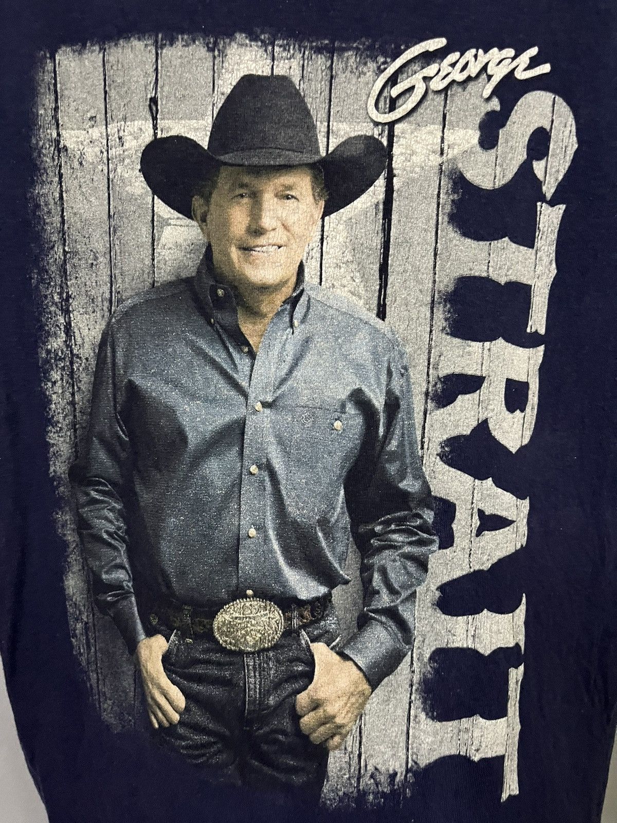 Band Tees × Vintage George strait tee 2014 Size US XL / EU 56 / 4 - 1 Thumbnail