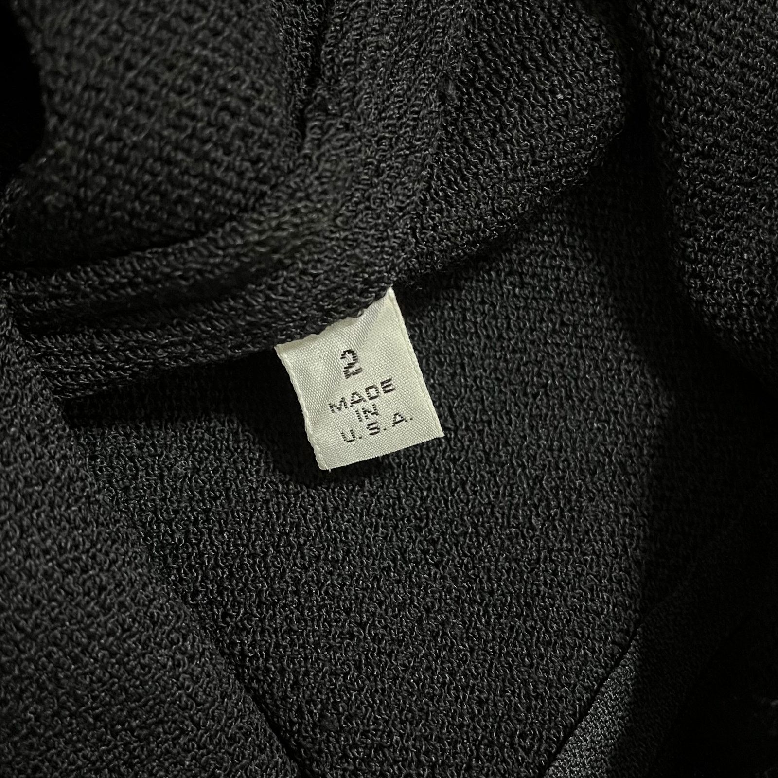 St. John × Vintage St John Collection Black Santana Knit Tunic Sweater Top Size XS / US 0-2 / IT 36-38 - 5 Thumbnail